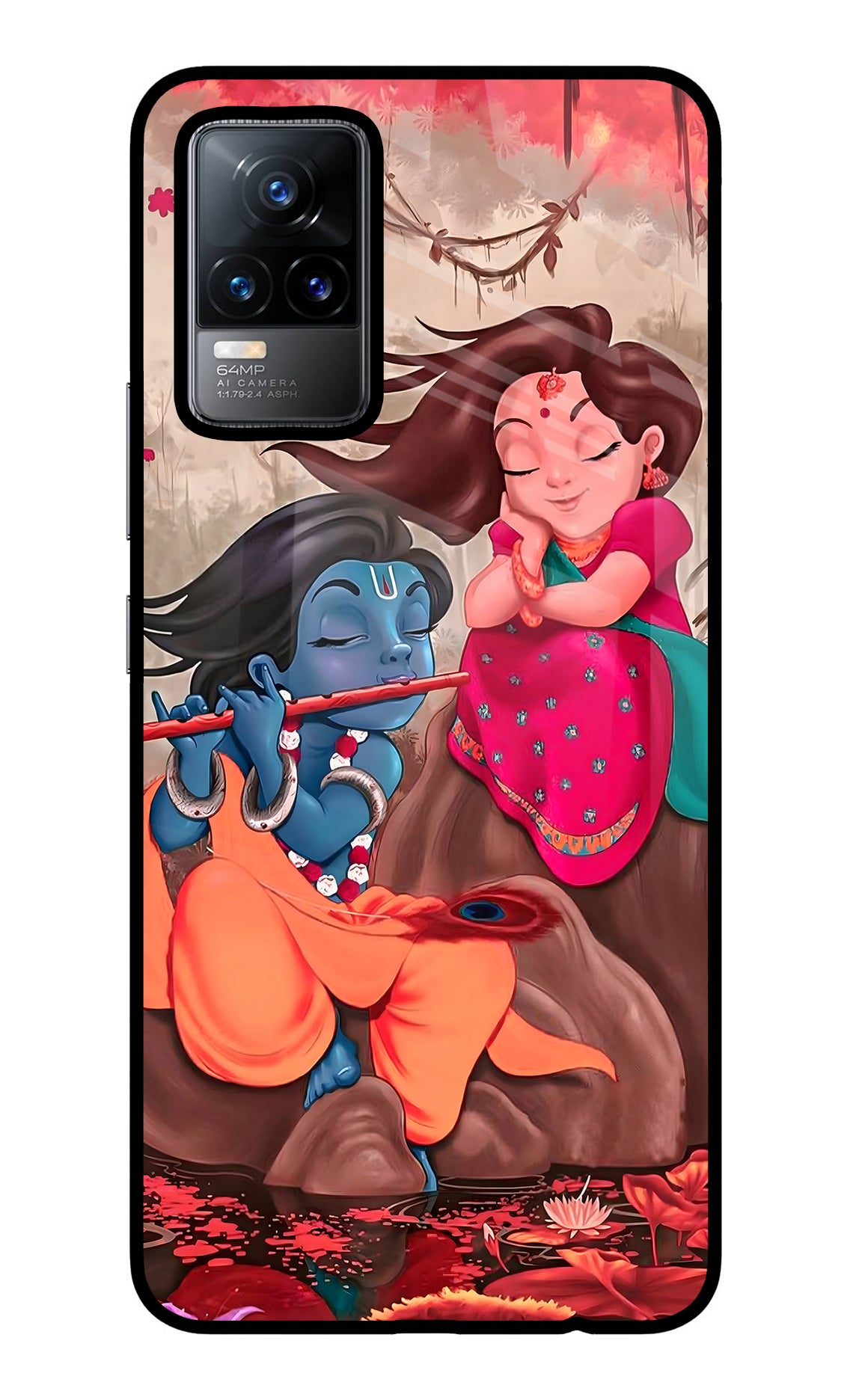 Radhe Krishna Case for Vivo Y73/V21E 4G