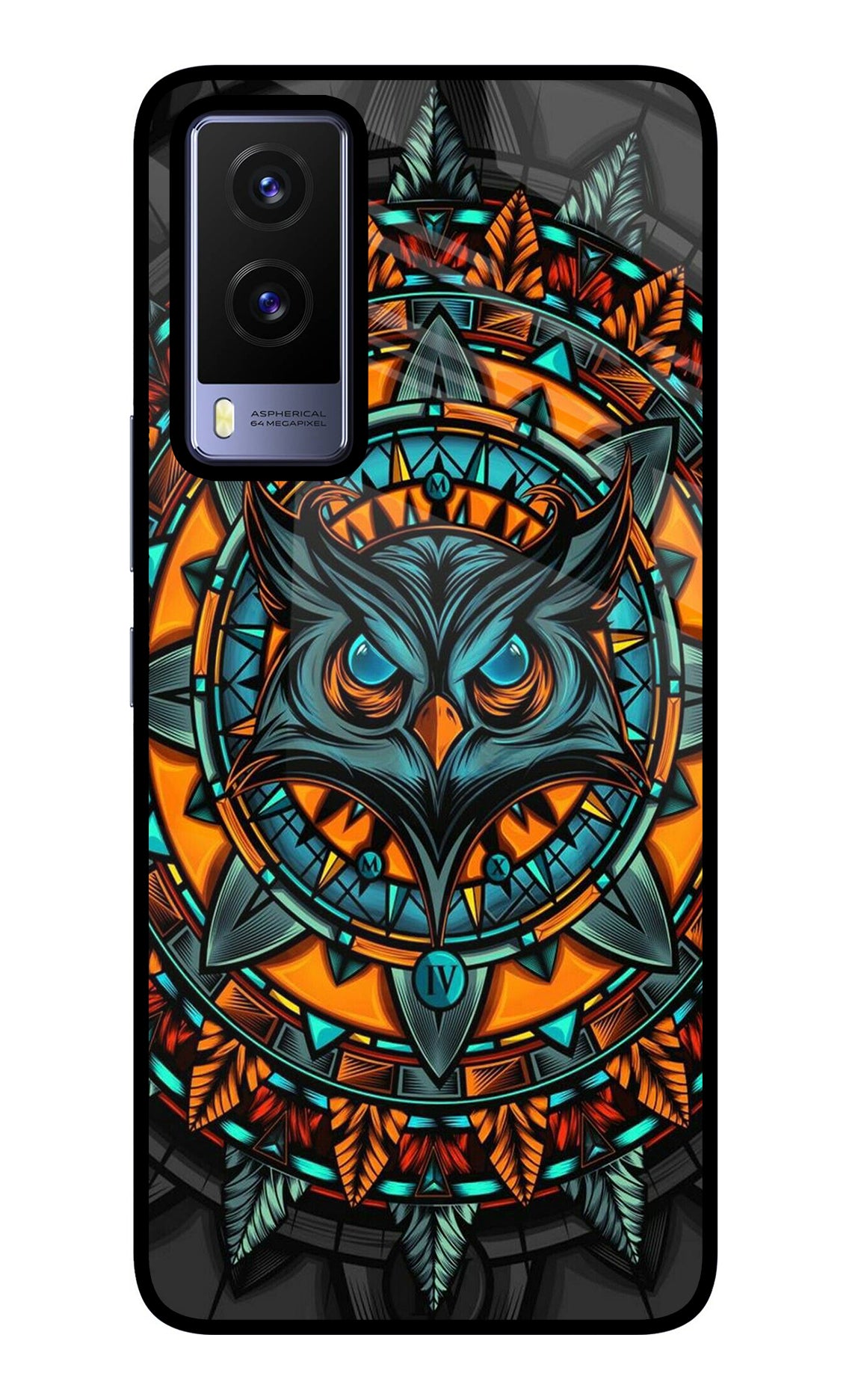 Angry Owl Art Case for Vivo V21E 5G