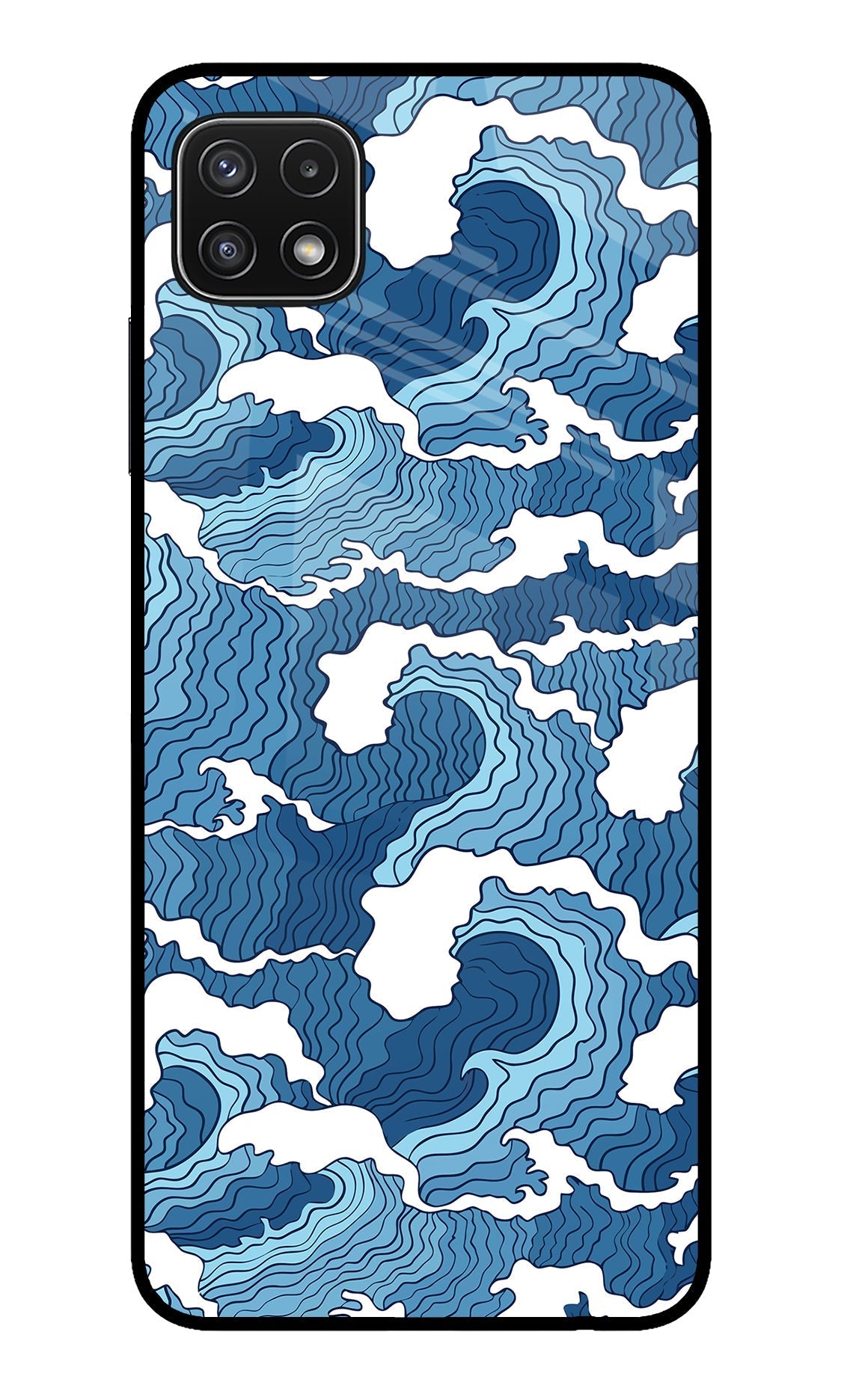 Blue Waves Case for Samsung A22 5G