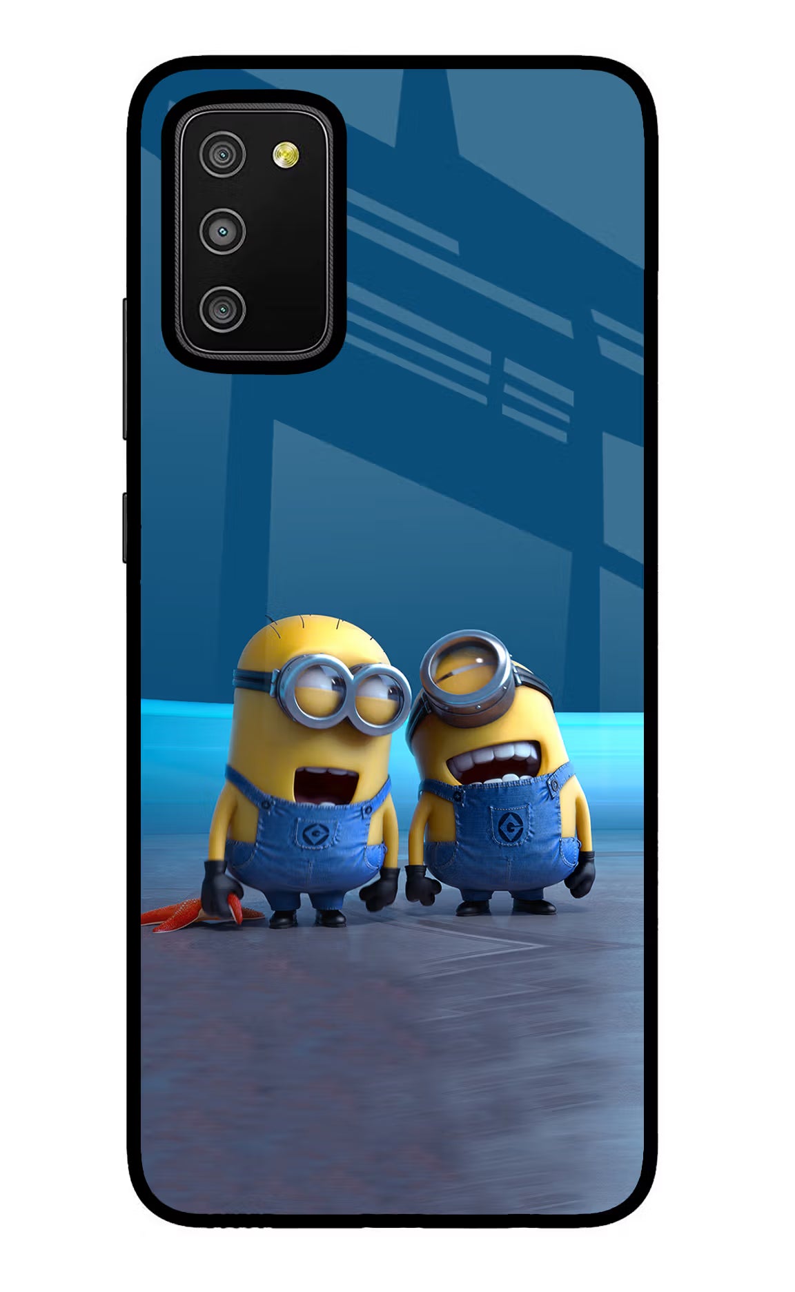Minion Laughing Case for Samsung M02s by Casekaro