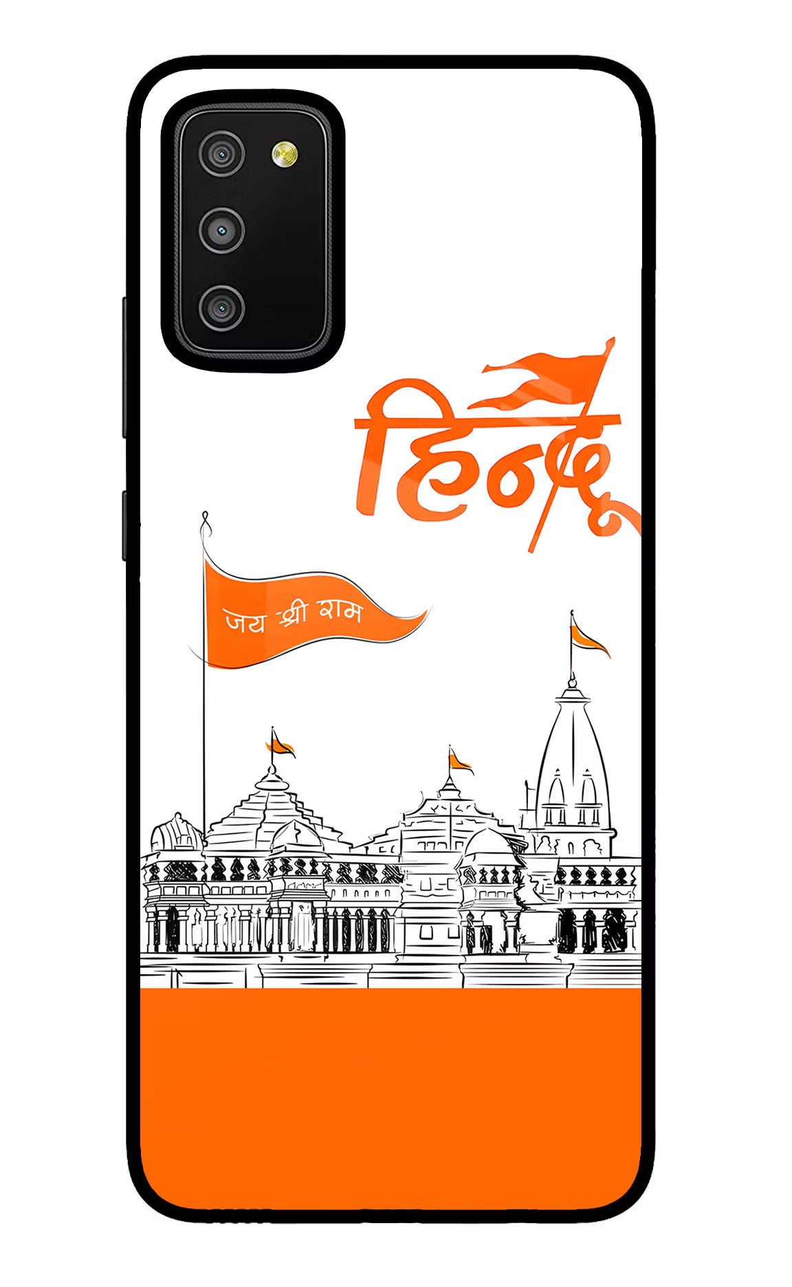 Jai Shree Ram Hindu Case for Samsung M02s by Casekaro