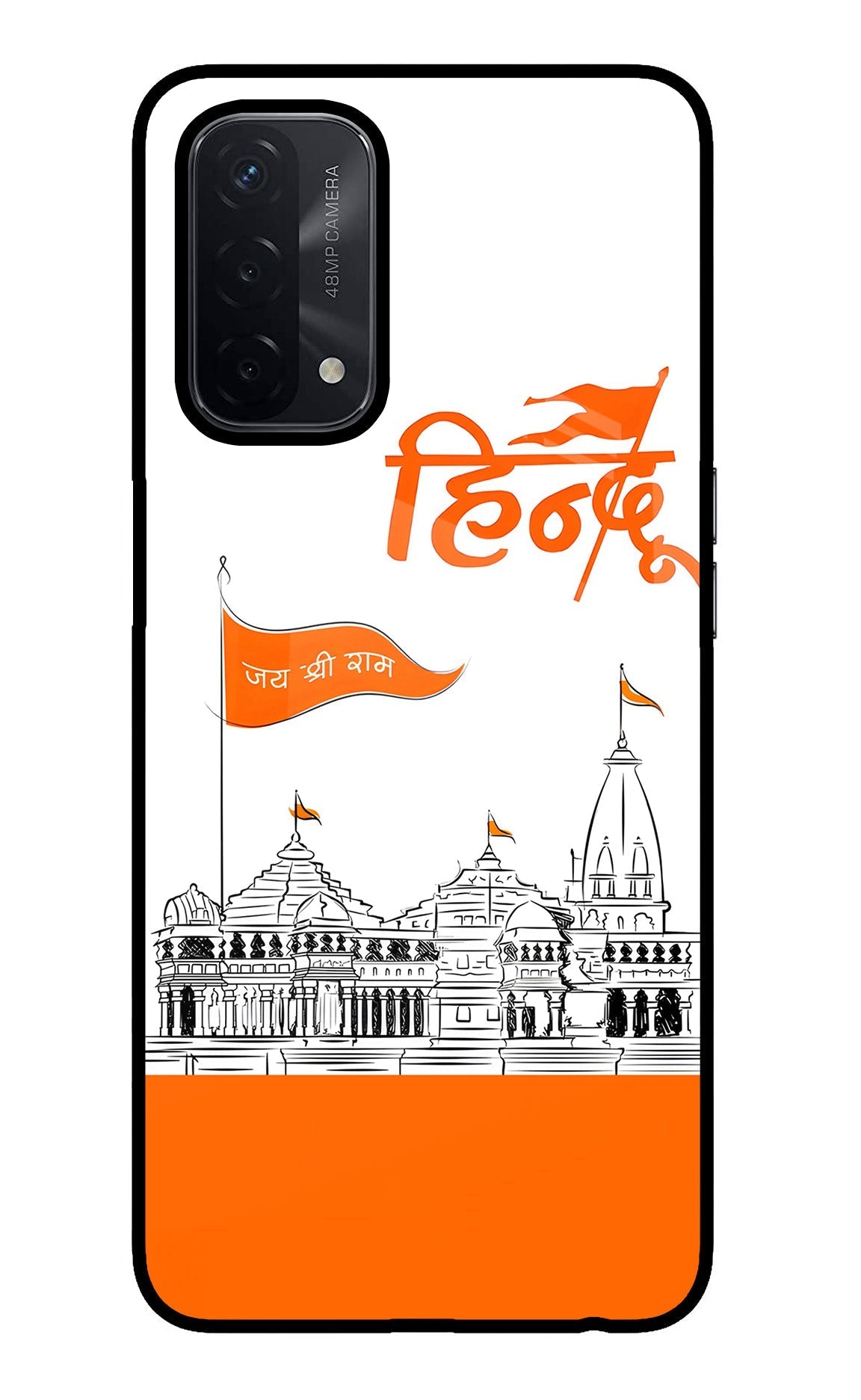 Jai Shree Ram Hindu Case for Oppo A74 5G