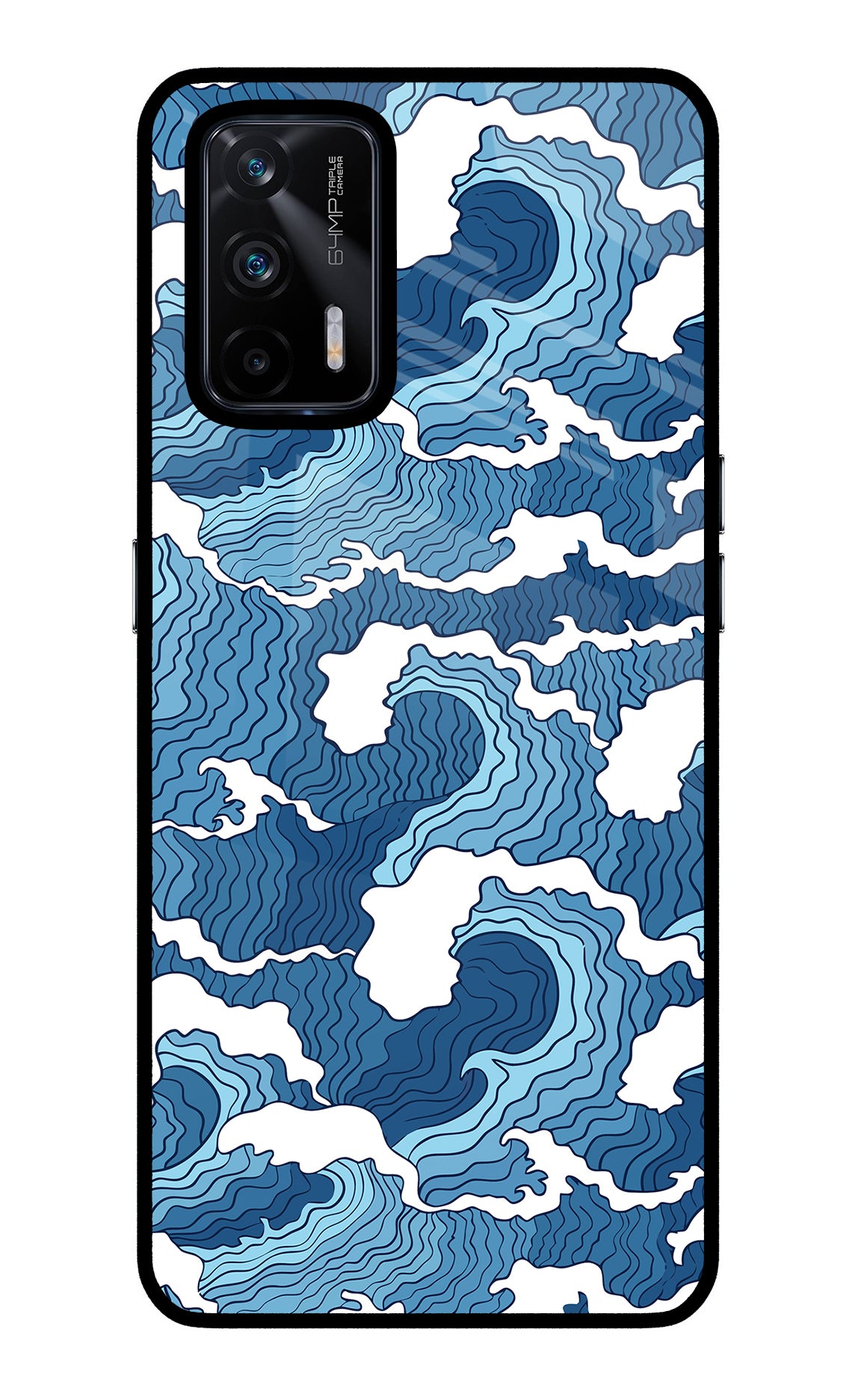 Blue Waves Case for Realme X7 Max