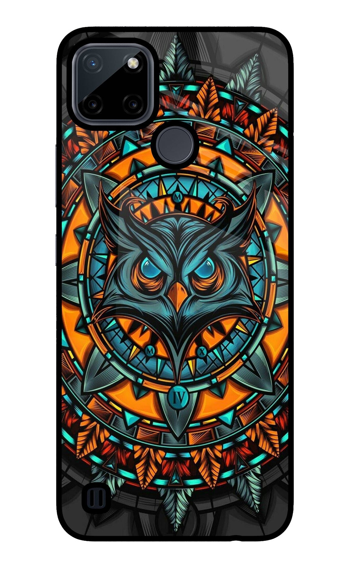 Angry Owl Art Case for Realme C21Y/C25Y