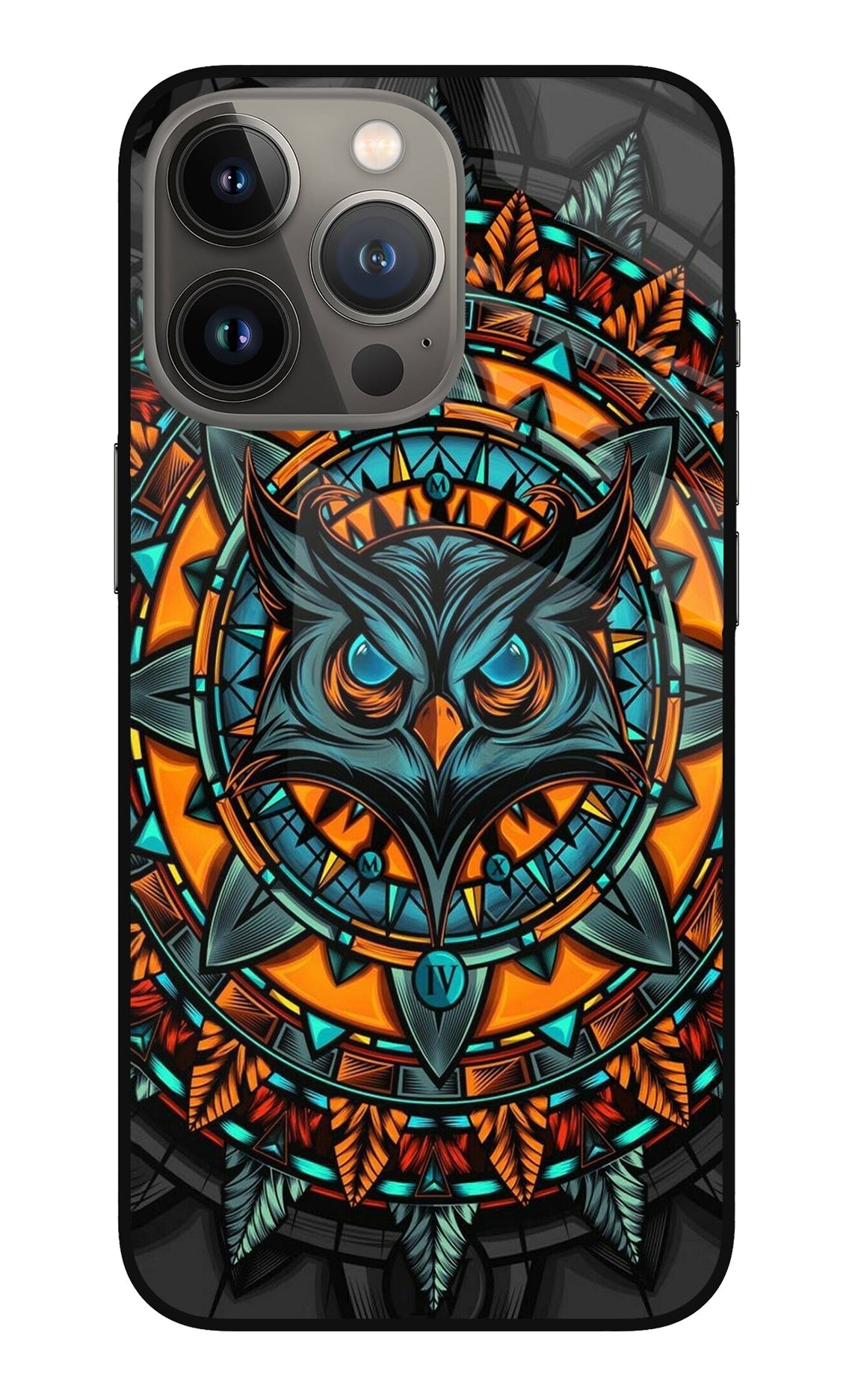 Angry Owl Art Case for iPhone 13 Pro