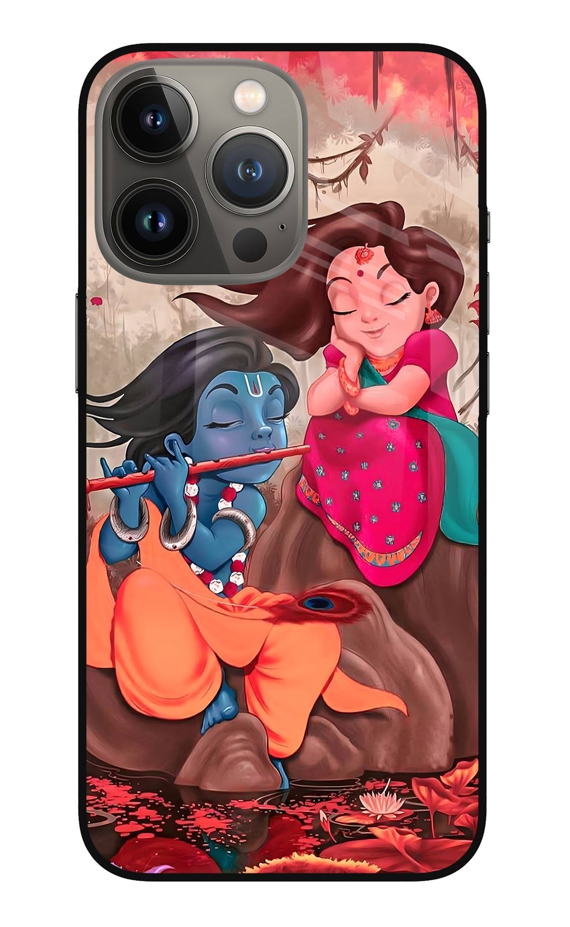 Radhe Krishna Case for iPhone 13 Pro