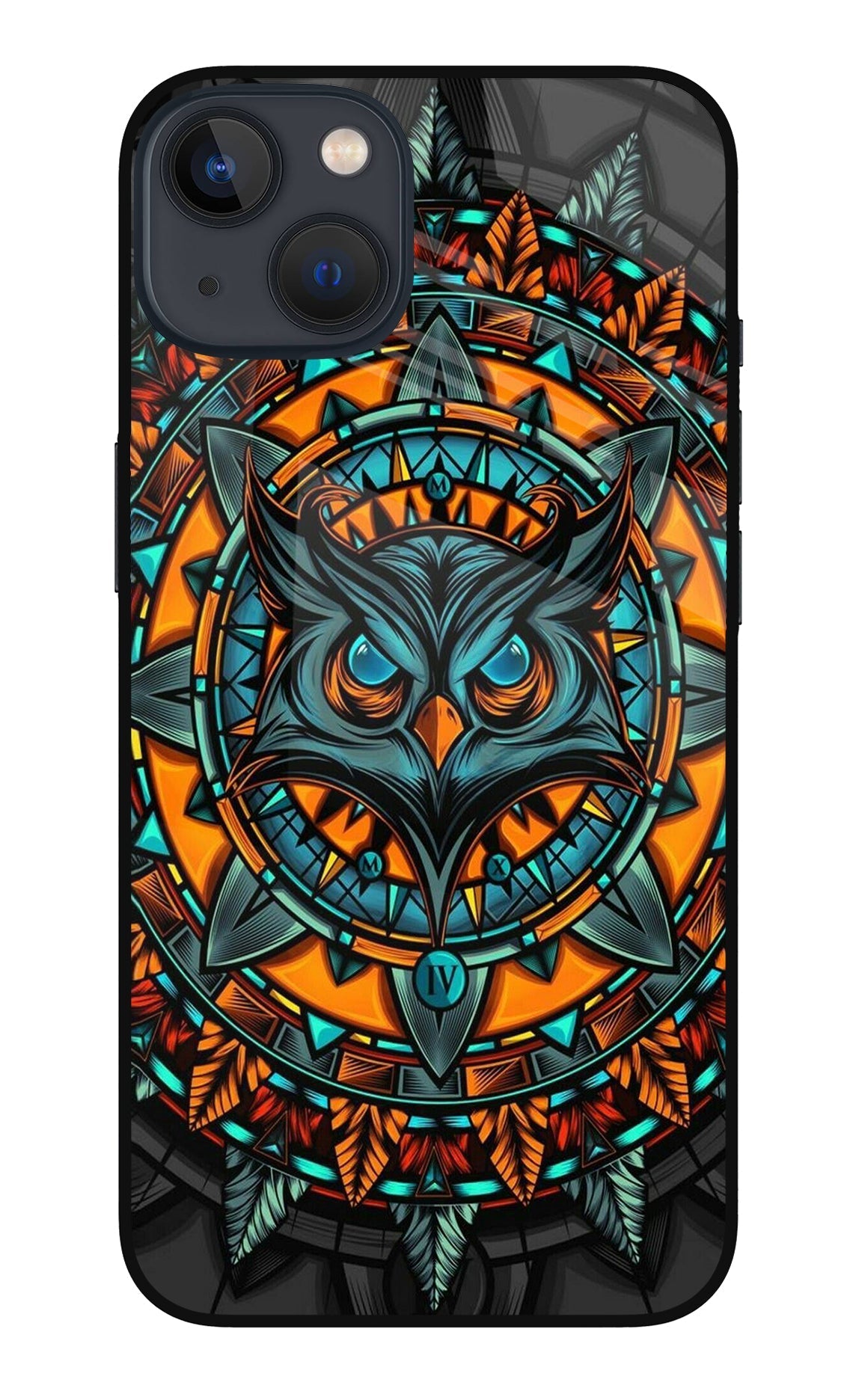 Angry Owl Art Case for iPhone 13 Mini