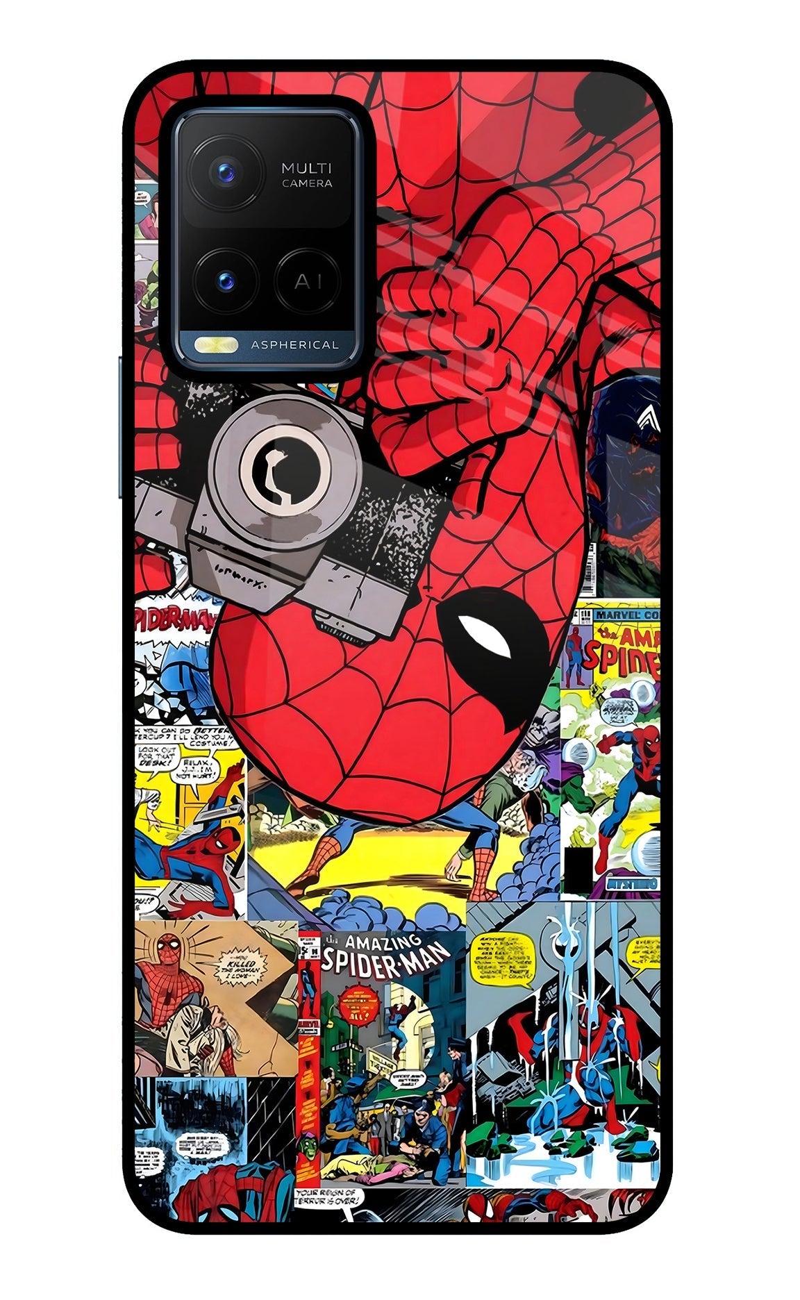 Spider Man Case for Vivo Y21/Y21s/Y33s