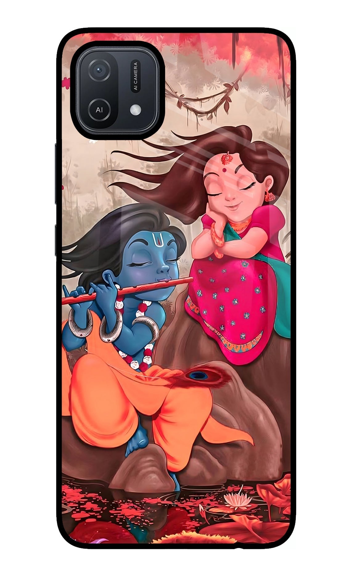 Radhe Krishna Case for Oppo A16