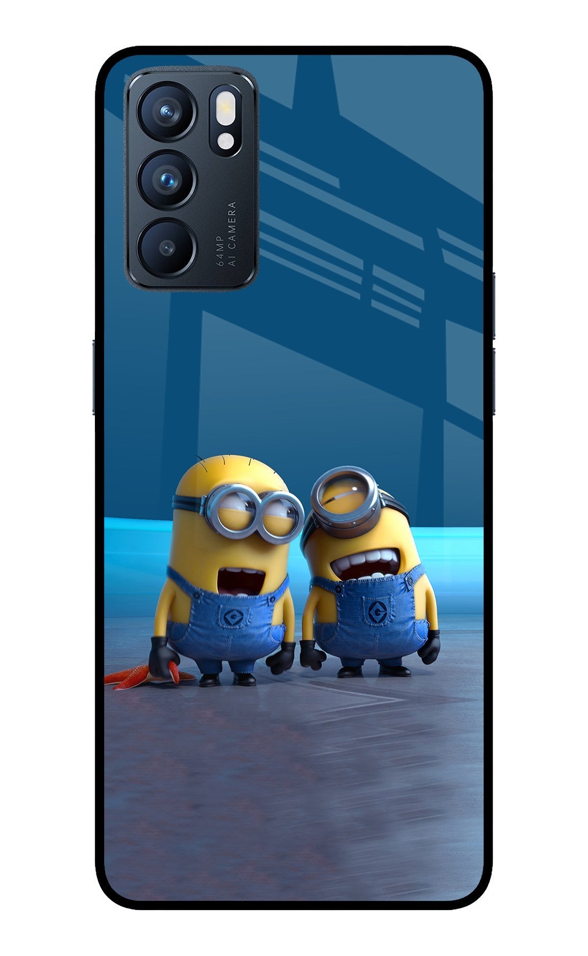 Minion Laughing Case for Oppo Reno6 5G