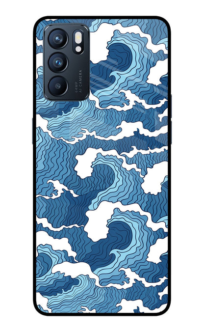 Blue Waves Case for Oppo Reno6 5G