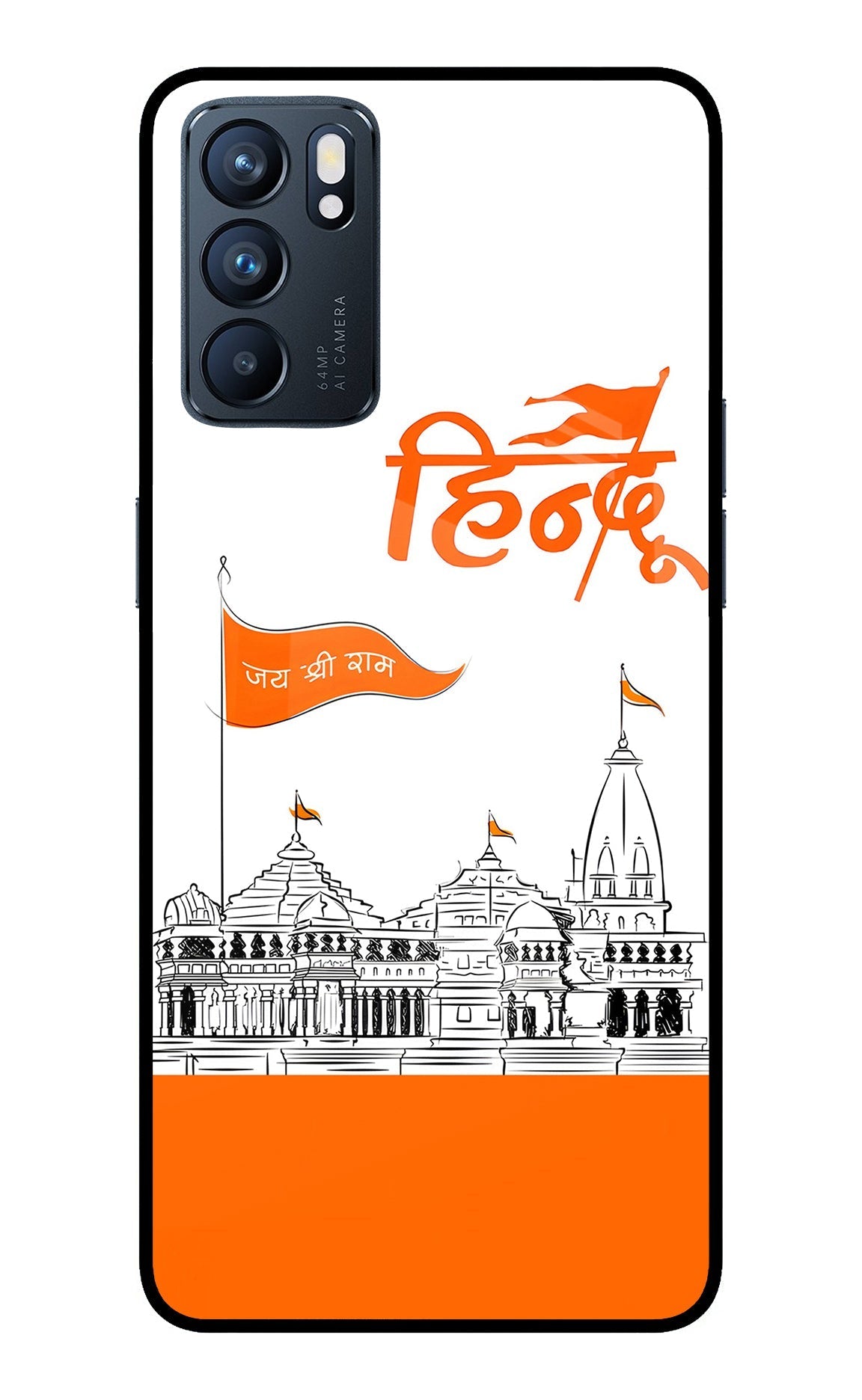 Jai Shree Ram Hindu Case for Oppo Reno6 5G