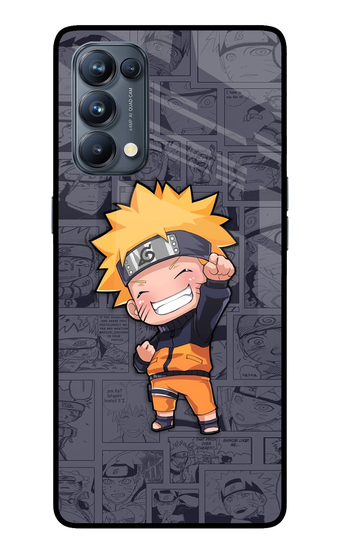 Chota Naruto Case for Oppo Reno5 Pro 5G