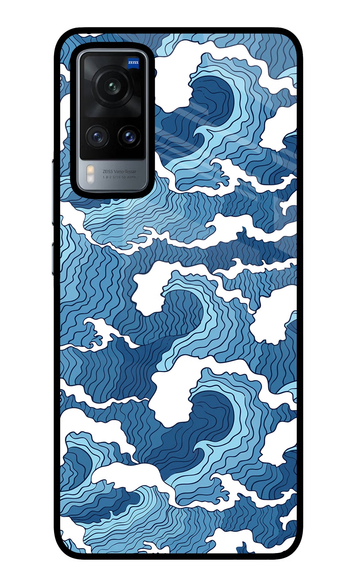 Blue Waves Case for Vivo X60 by Casekaro