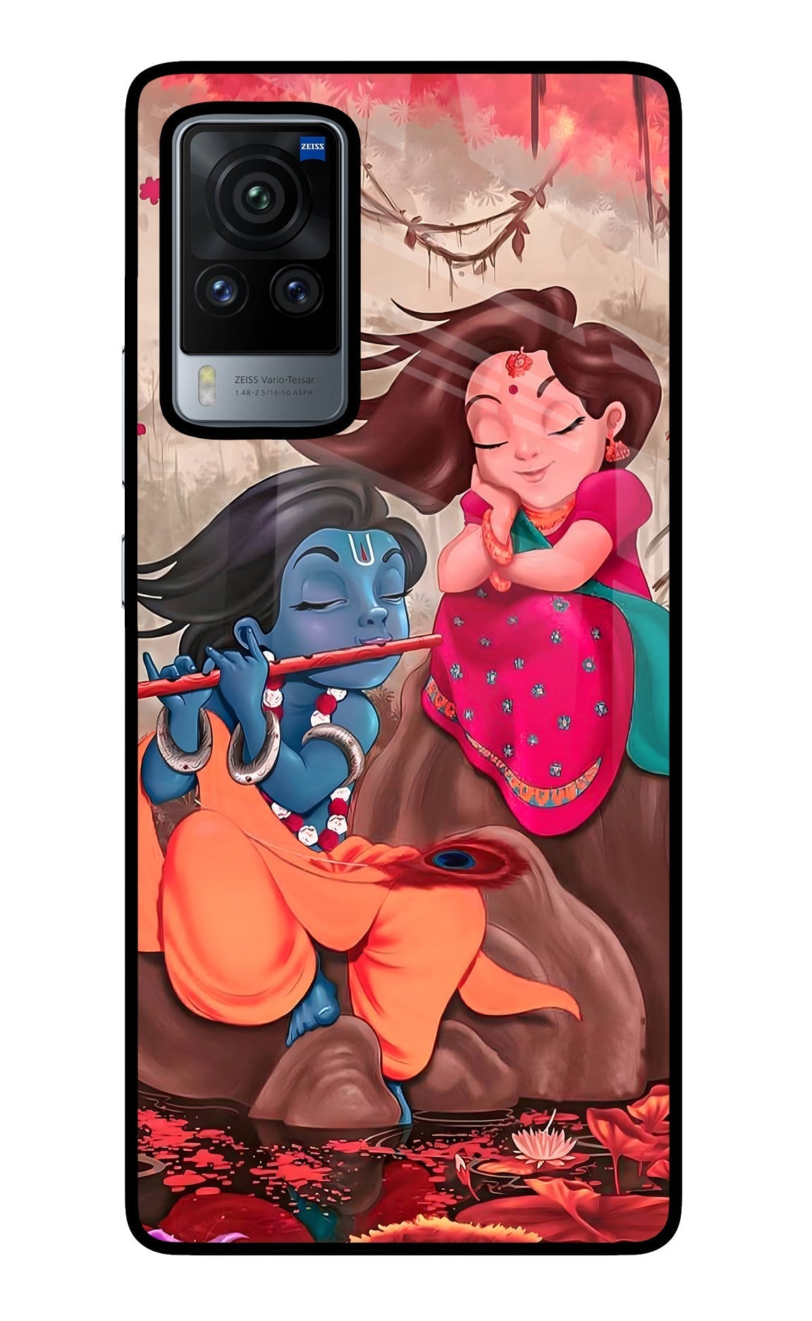 Radhe Krishna Case for Vivo X60 Pro