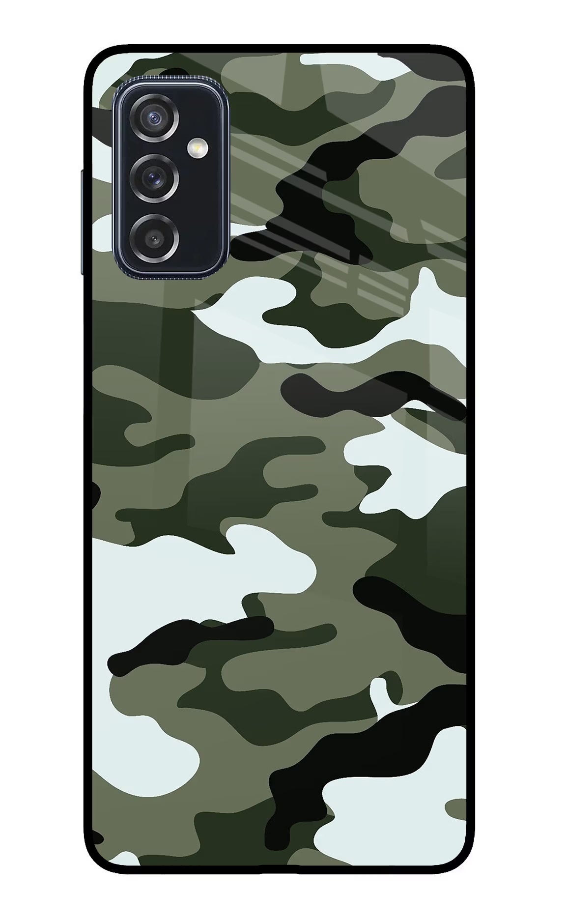 Camouflage Case for Samsung M52 5G by Casekaro