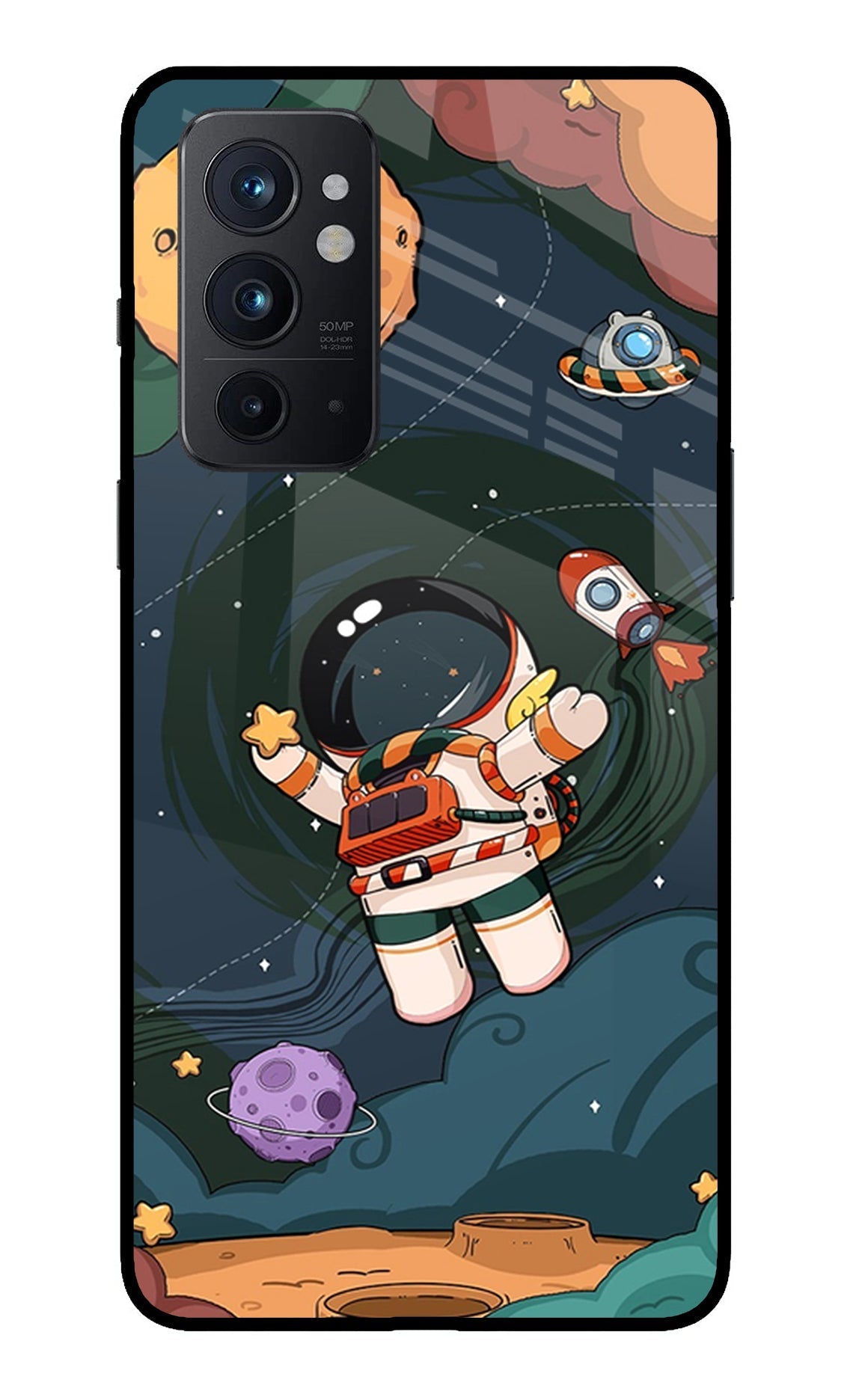 Cartoon Astronaut Case for Oneplus 9RT