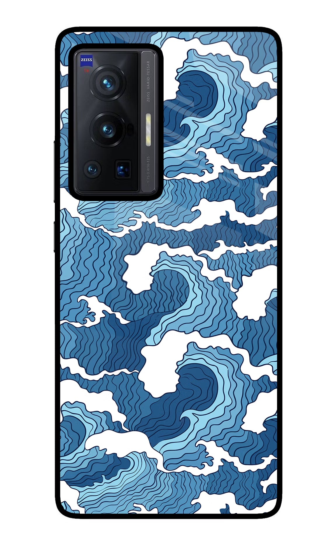 Blue Waves Case for Vivo X70 Pro by Casekaro