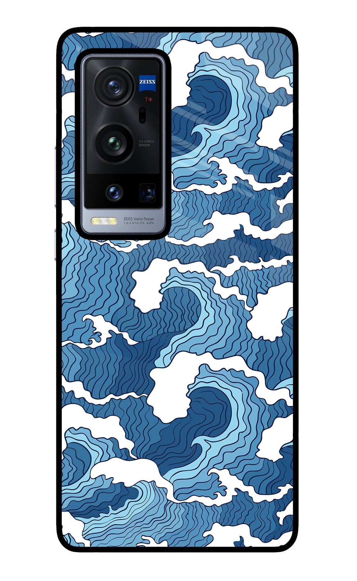 Blue Waves Case for Vivo X60 Pro+