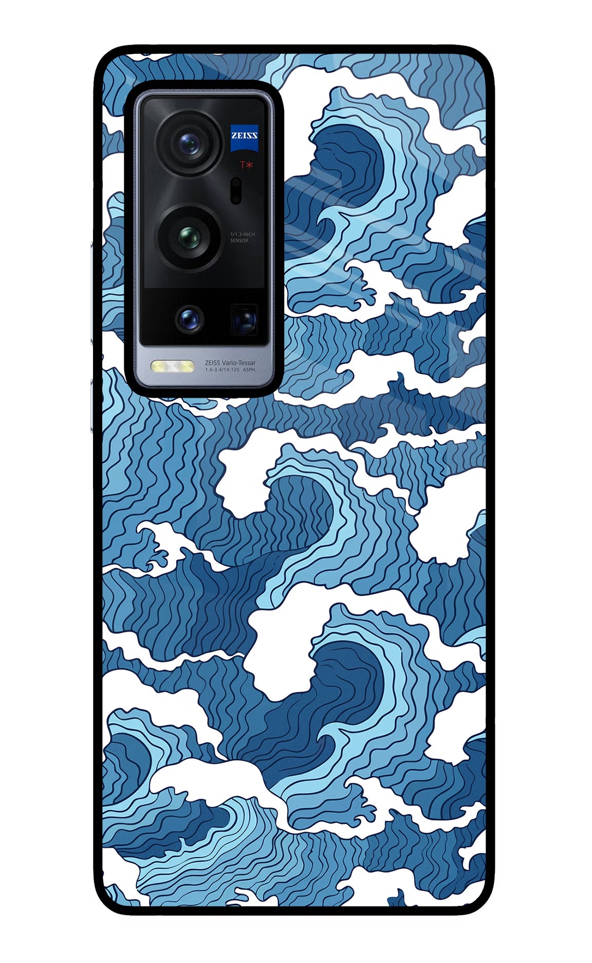 Blue Waves Case for Vivo X60 Pro+ by Casekaro