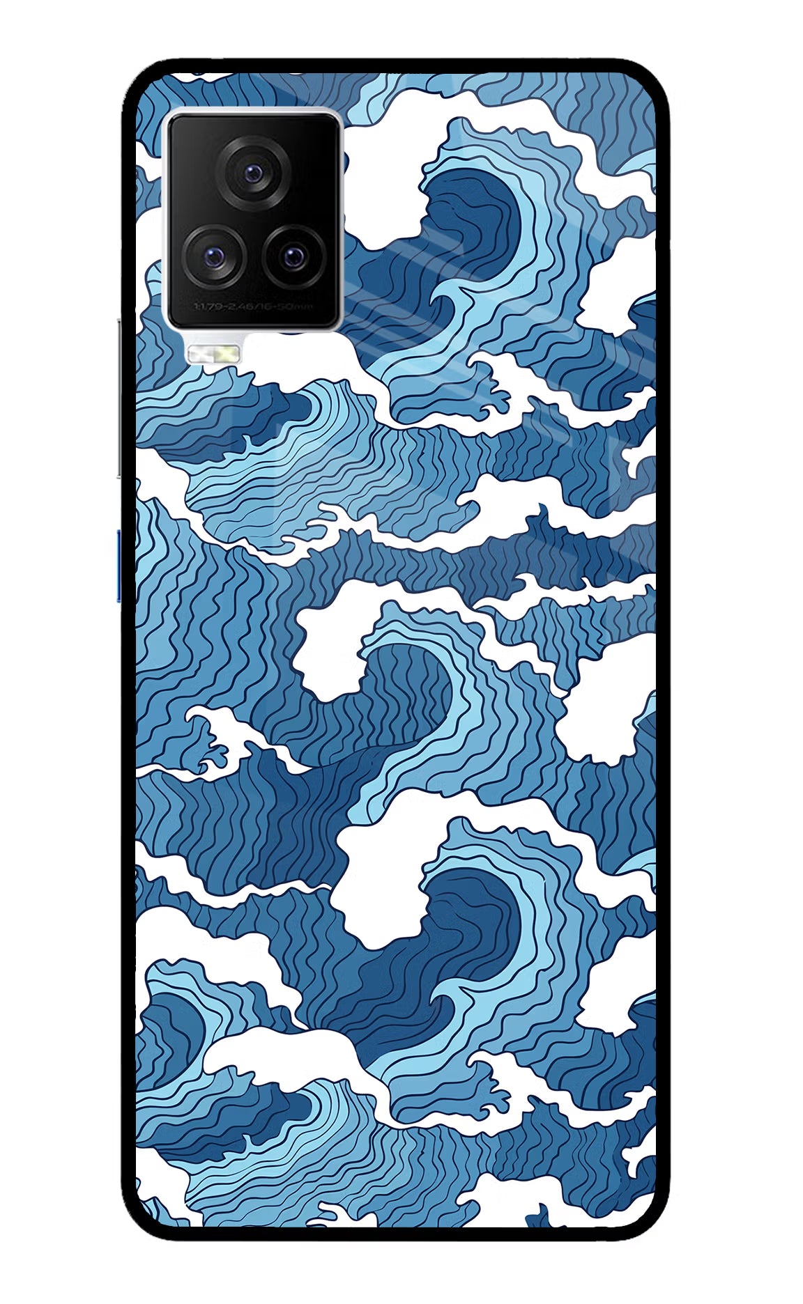 Blue Waves Case for iQOO 7 Legend 5G by Casekaro