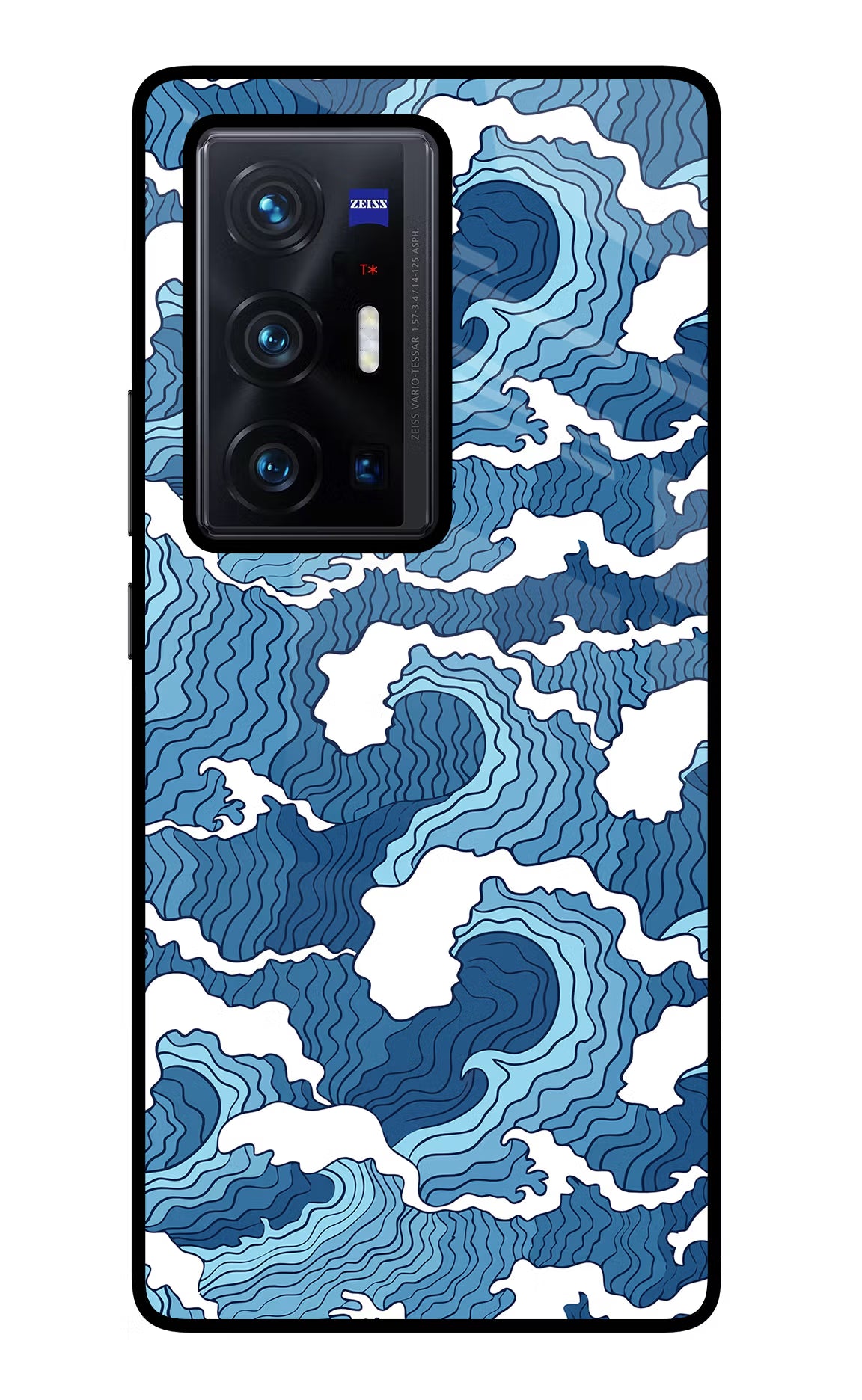 Blue Waves Case for Vivo X70 Pro+ by Casekaro