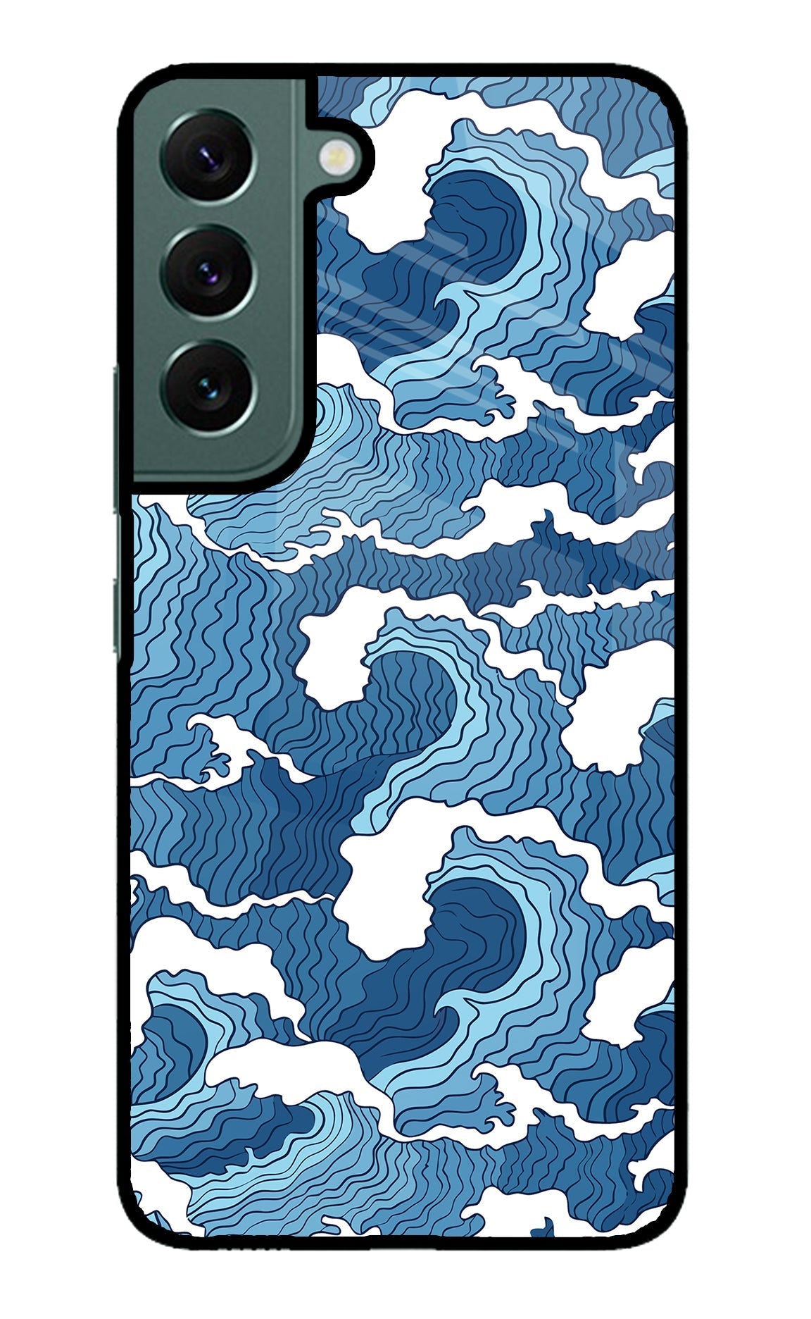 Blue Waves Case for Samsung S22 Plus