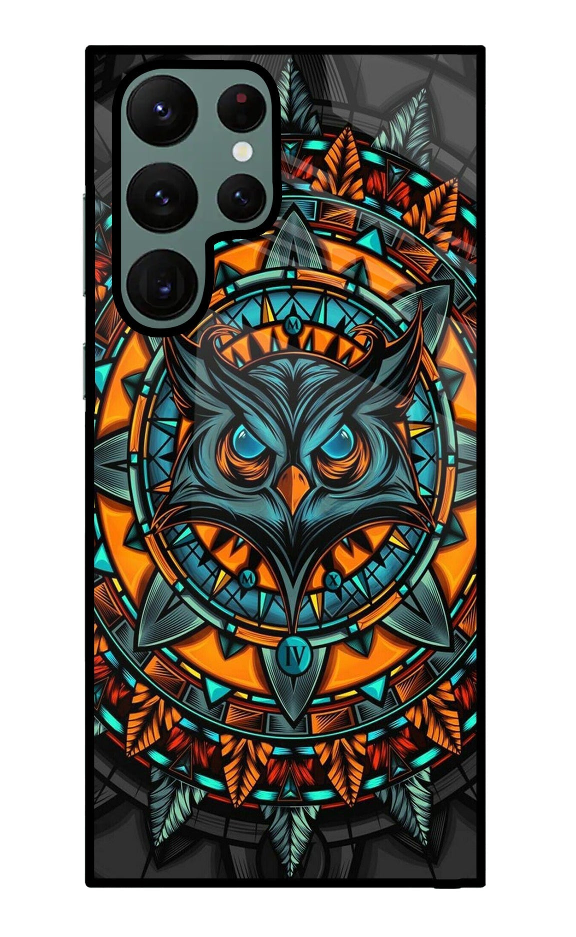 Angry Owl Art Case for Samsung S22 Ultra