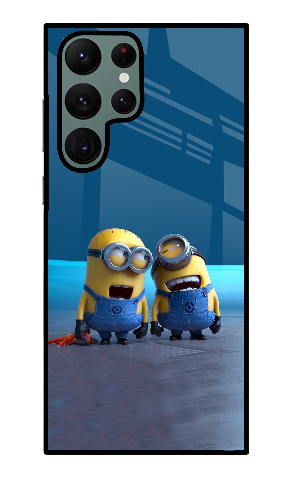 Minion Laughing Case for Samsung S22 Ultra