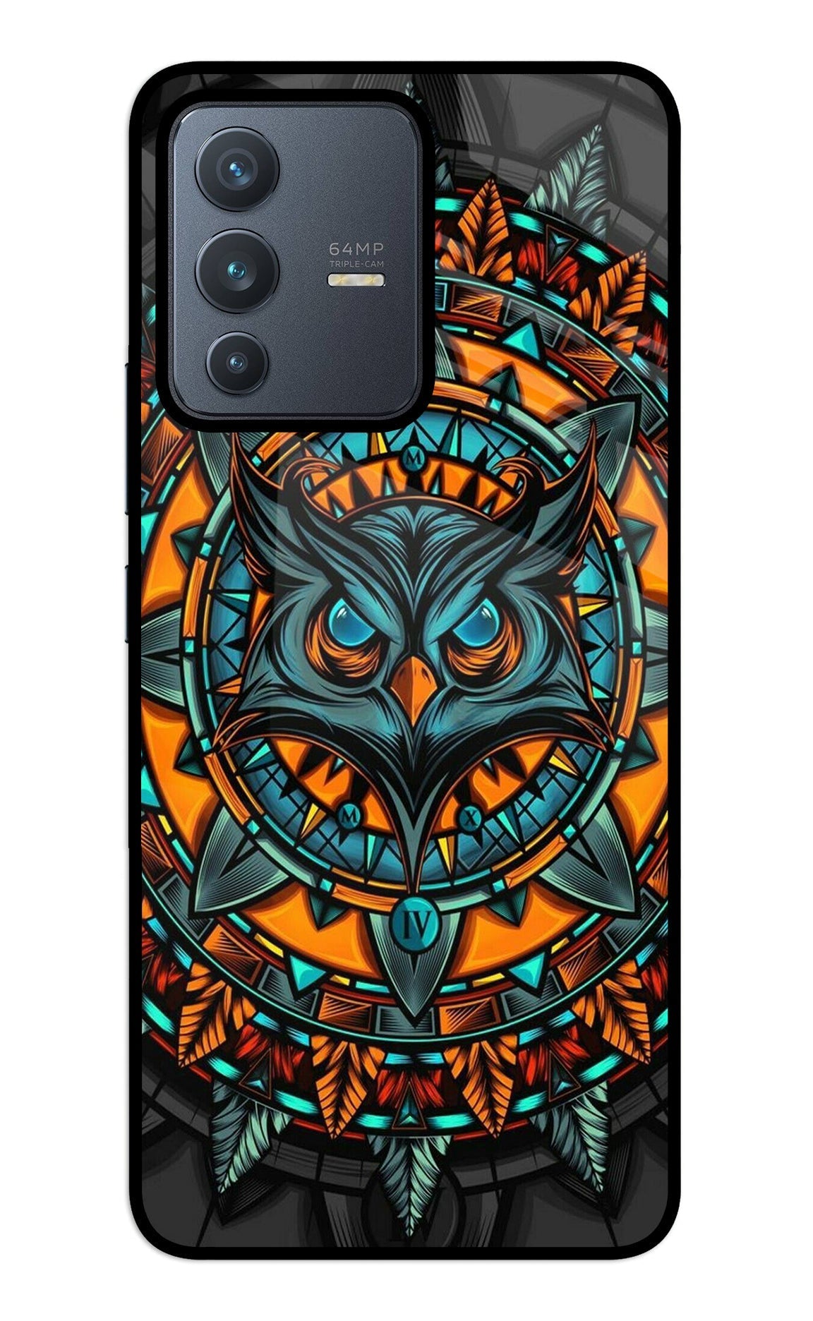 Angry Owl Art Case for Vivo V23 5G