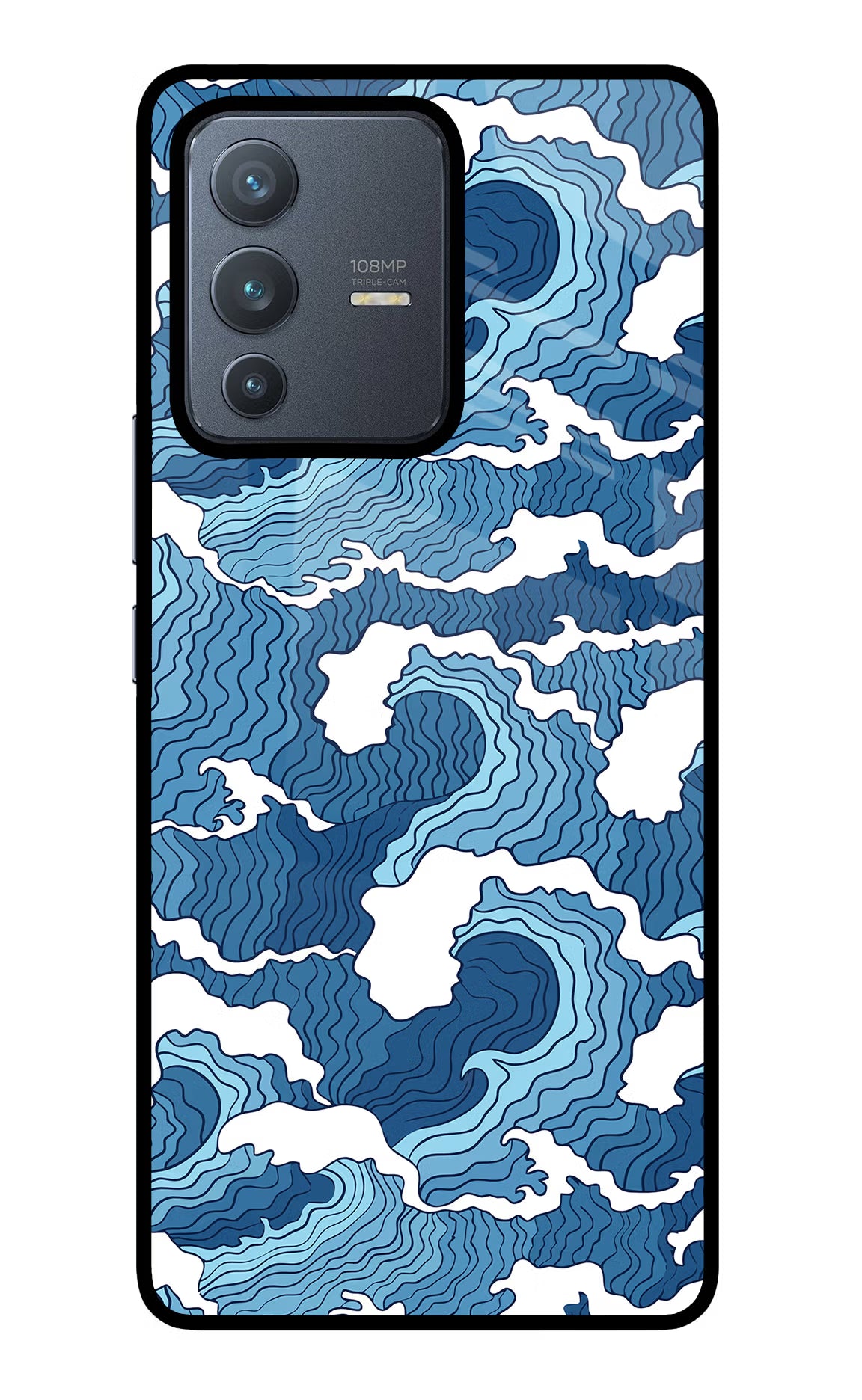 Blue Waves Case for Vivo V23 Pro 5G by Casekaro