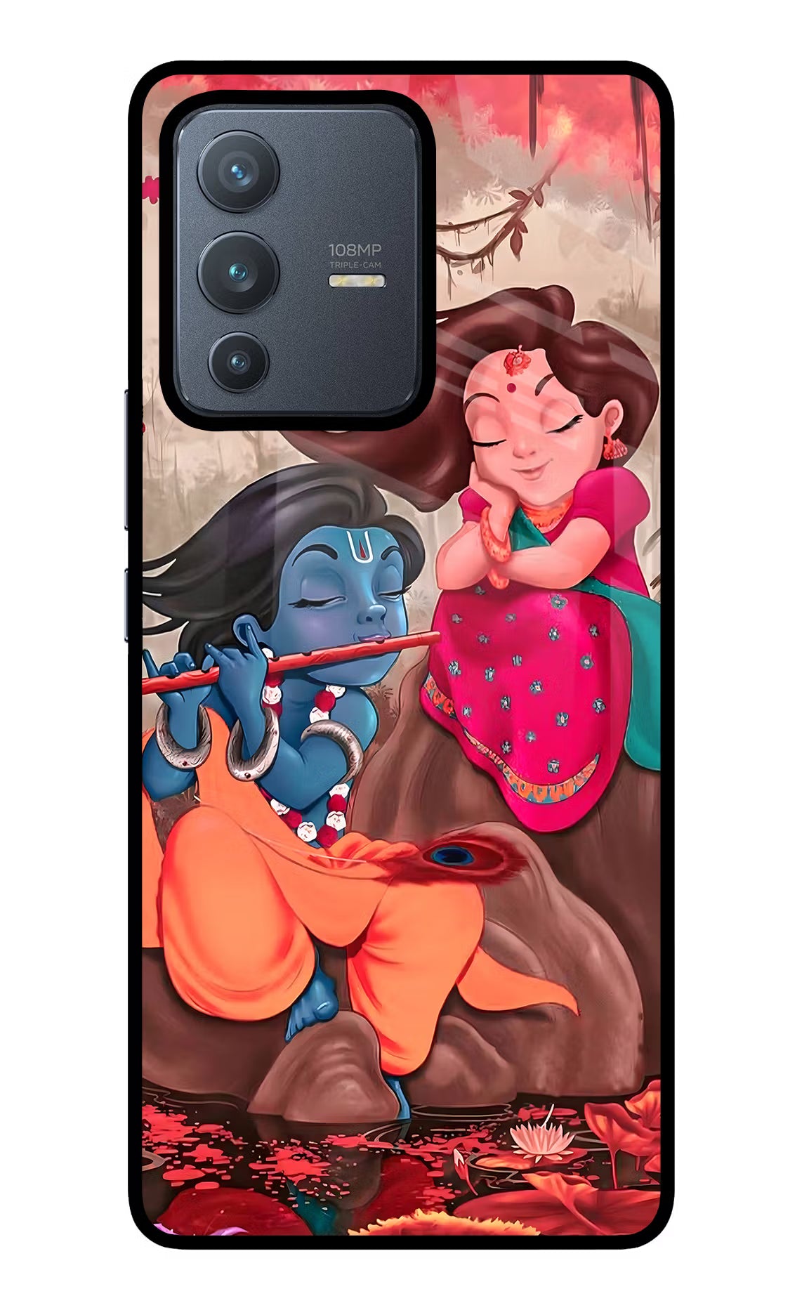 Radhe Krishna Case for Vivo V23 Pro 5G by Casekaro