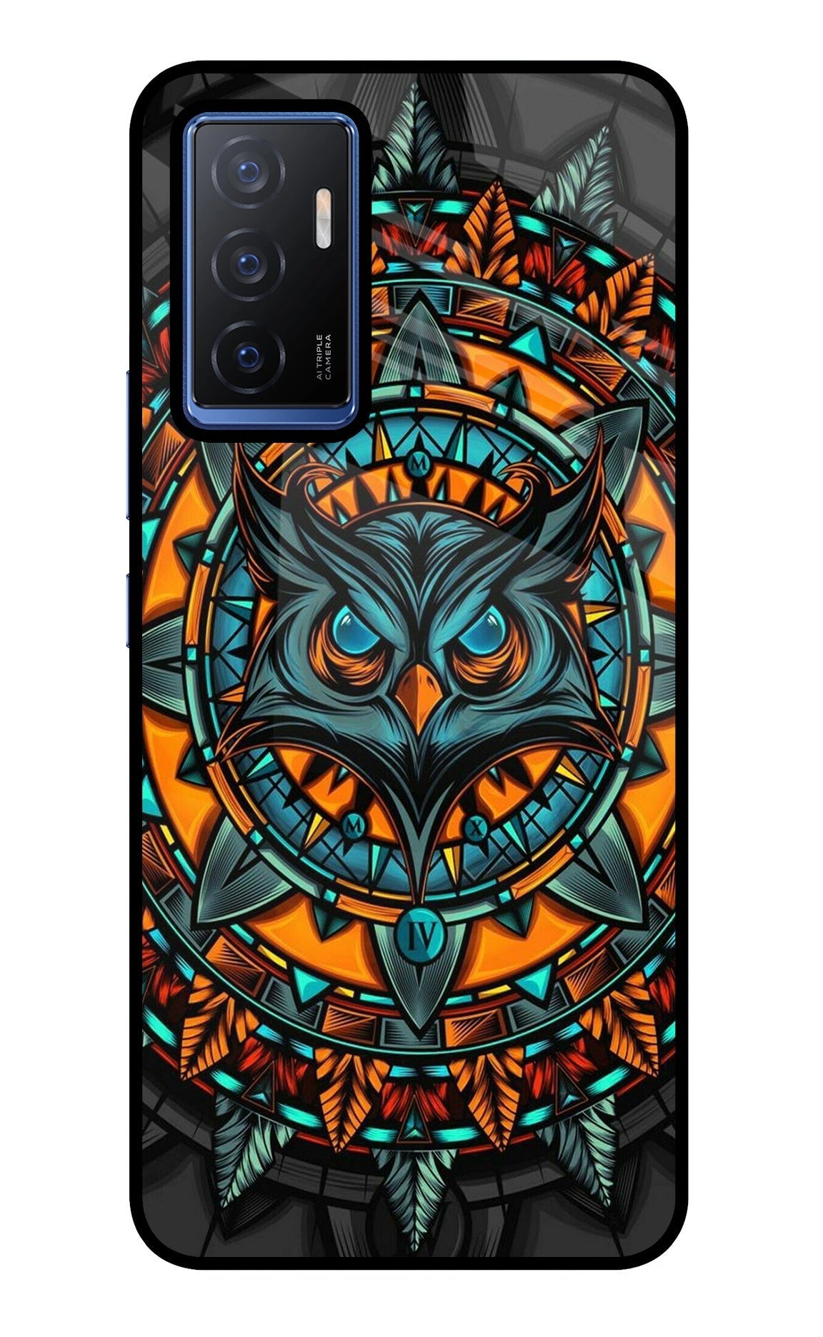 Angry Owl Art Case for Vivo V23E 5G