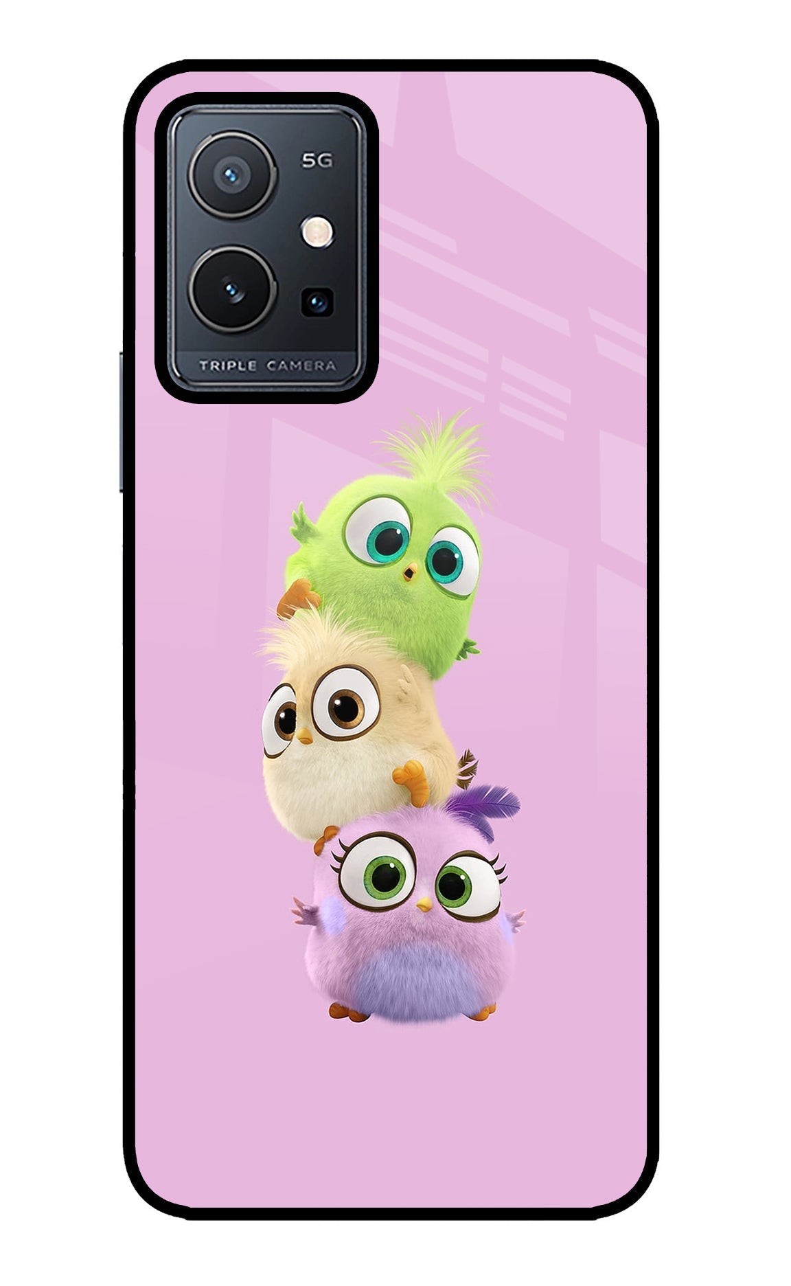 Cute Little Birds Case for Vivo Y75 5G/Vivo T1 5G