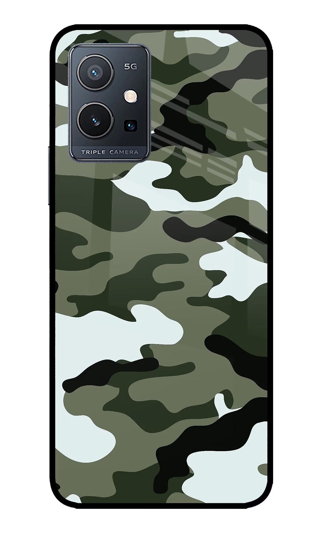 Camouflage Case for IQOO Z6 5G (not 44W) by Casekaro