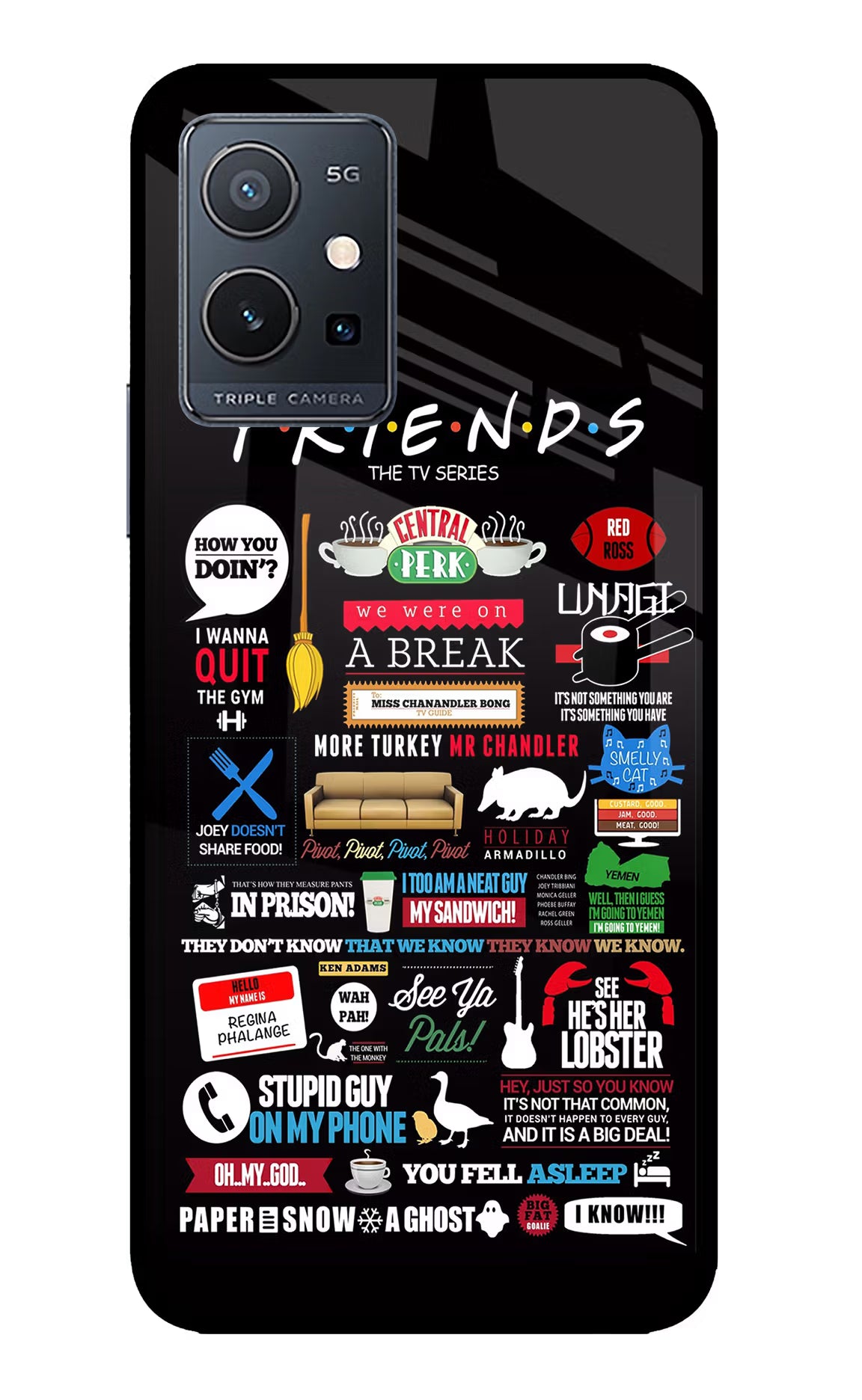 FRIENDS Case for IQOO Z6 5G (not 44W) by Casekaro