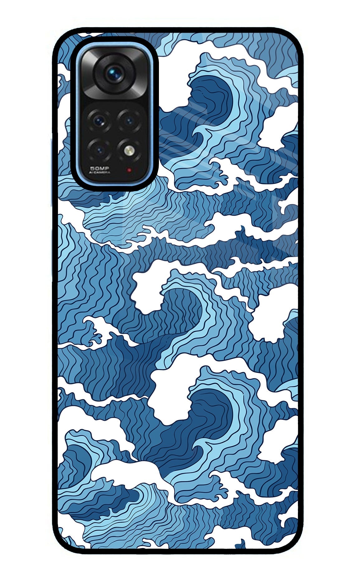 Blue Waves Case for Redmi Note 11/11S