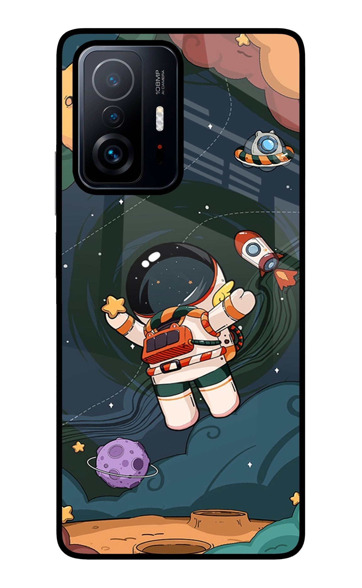 Cartoon Astronaut Case for Mi 11T Pro 5G