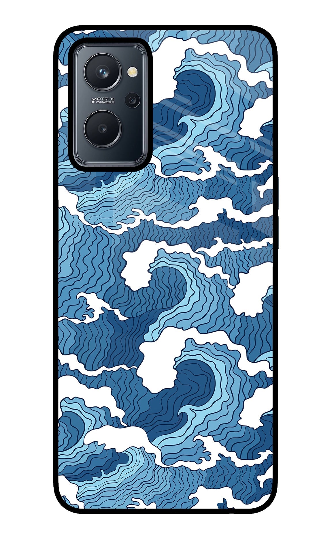 Blue Waves Case for Realme 9i 4G