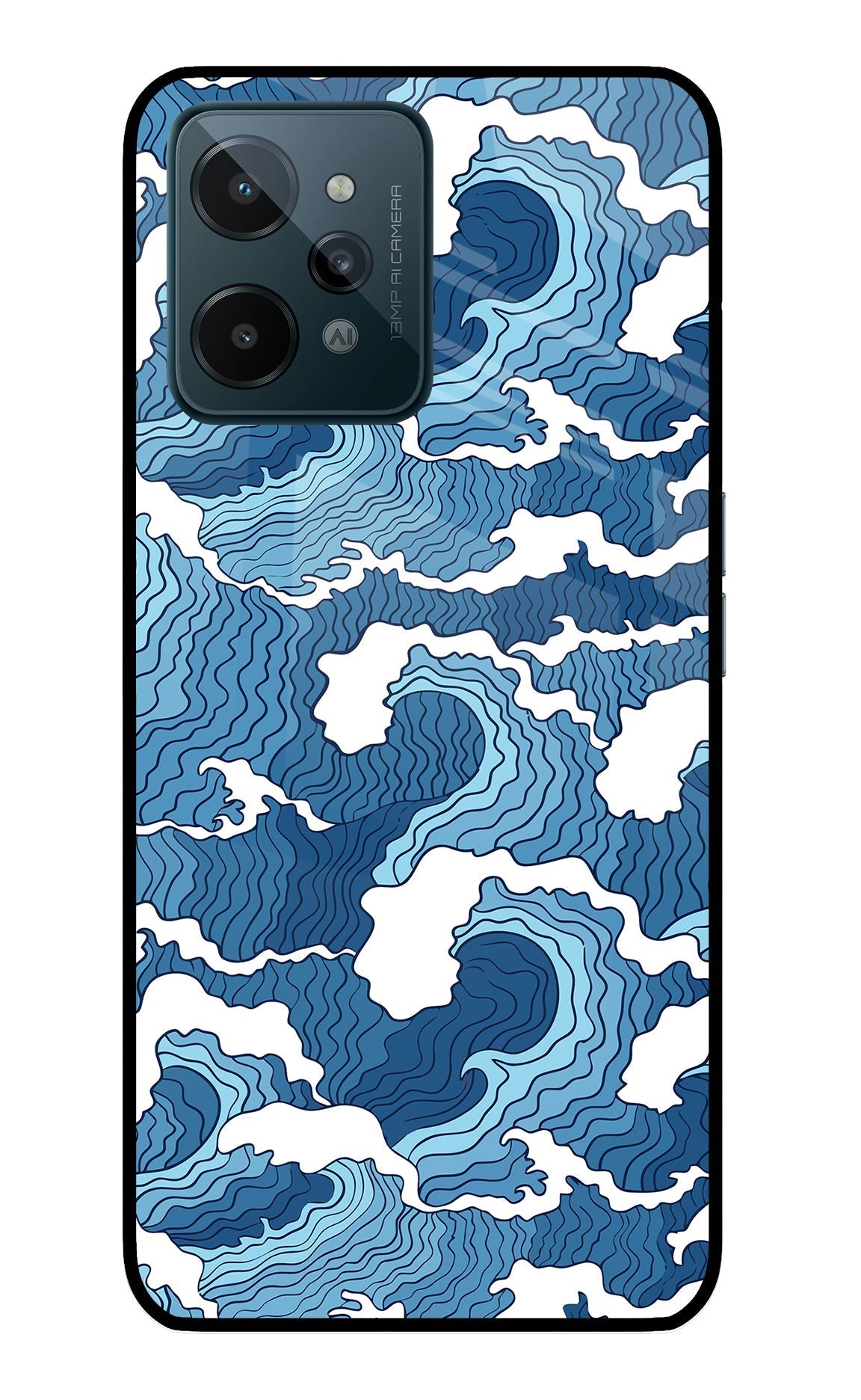 Blue Waves Case for Realme C31