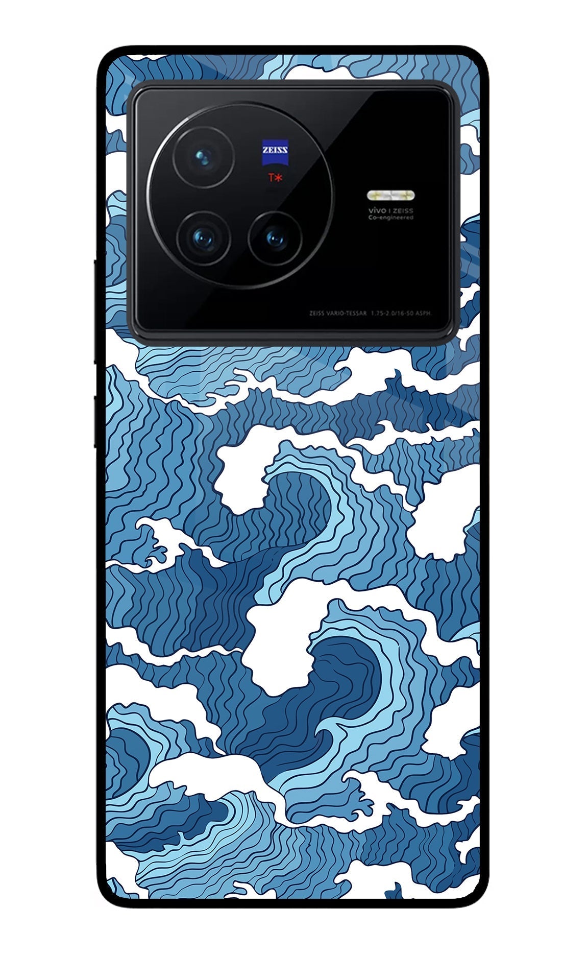 Blue Waves Case for Vivo X80