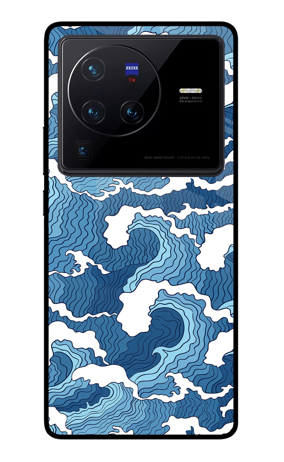 Blue Waves Case for Vivo X80 Pro