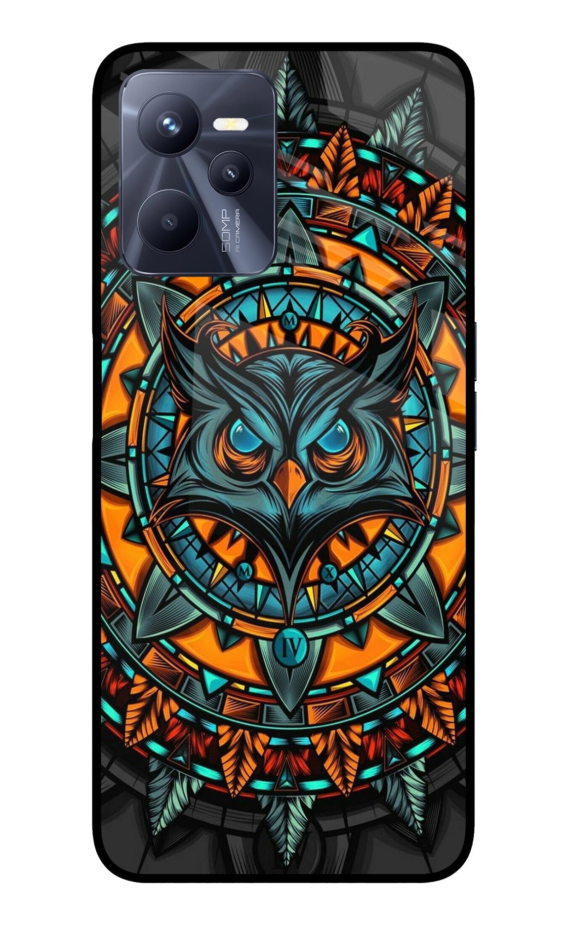 Angry Owl Art Case for Realme C35