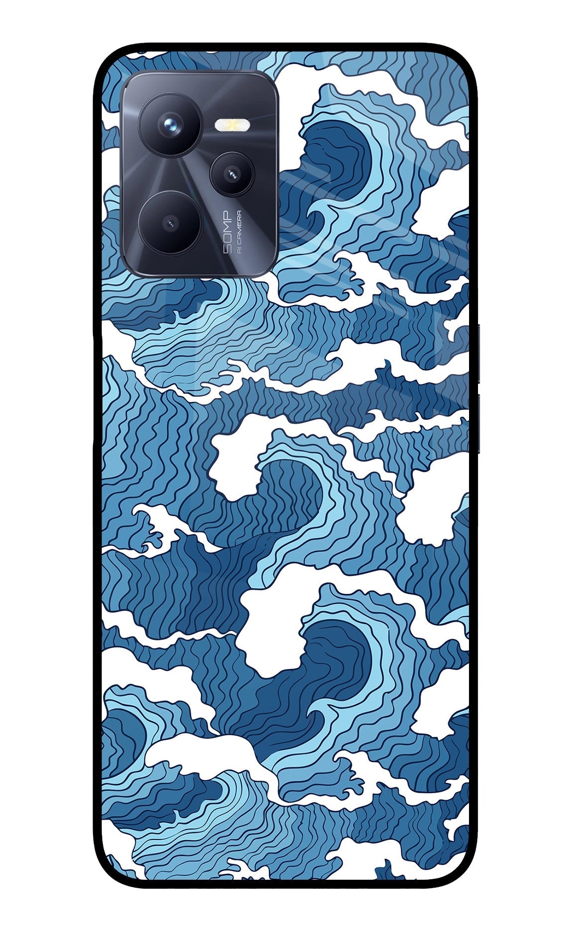 Blue Waves Case for Realme C35