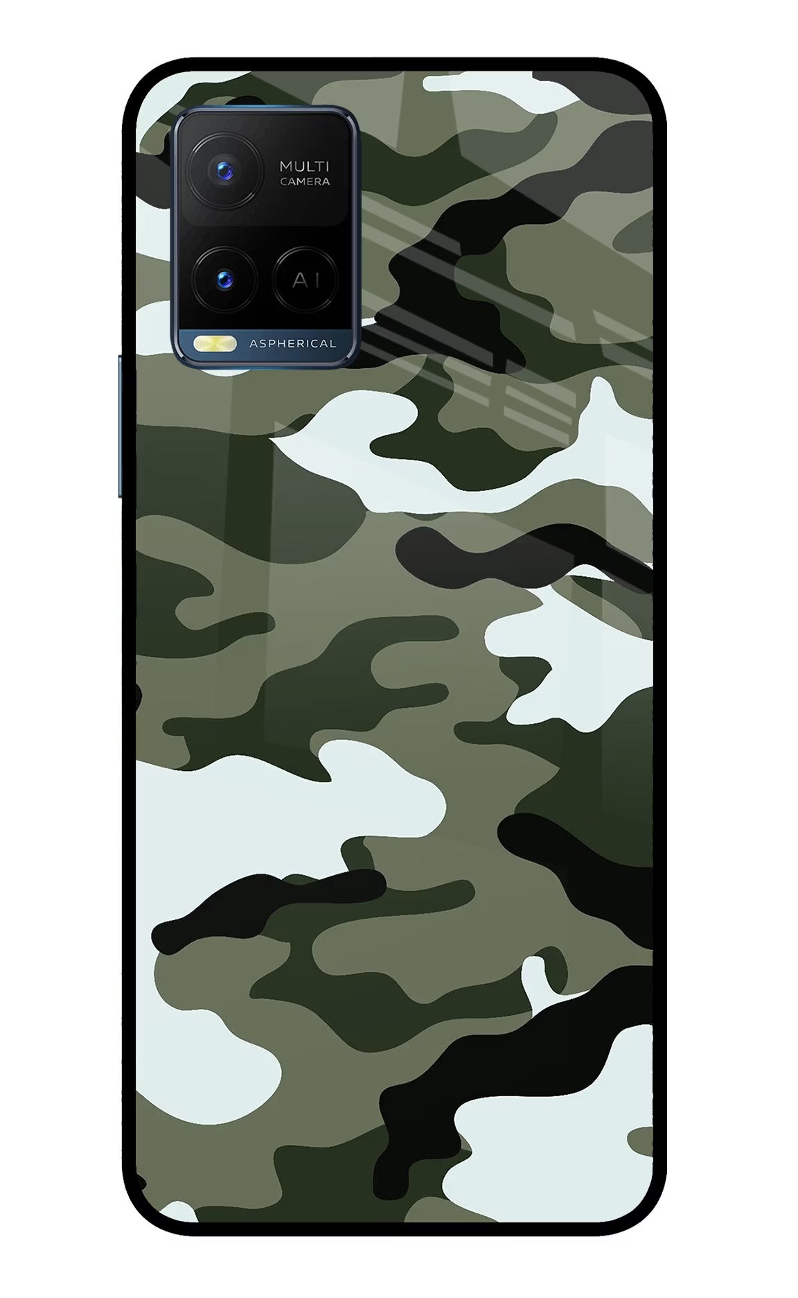 Camouflage Case for Vivo Y33T by Casekaro