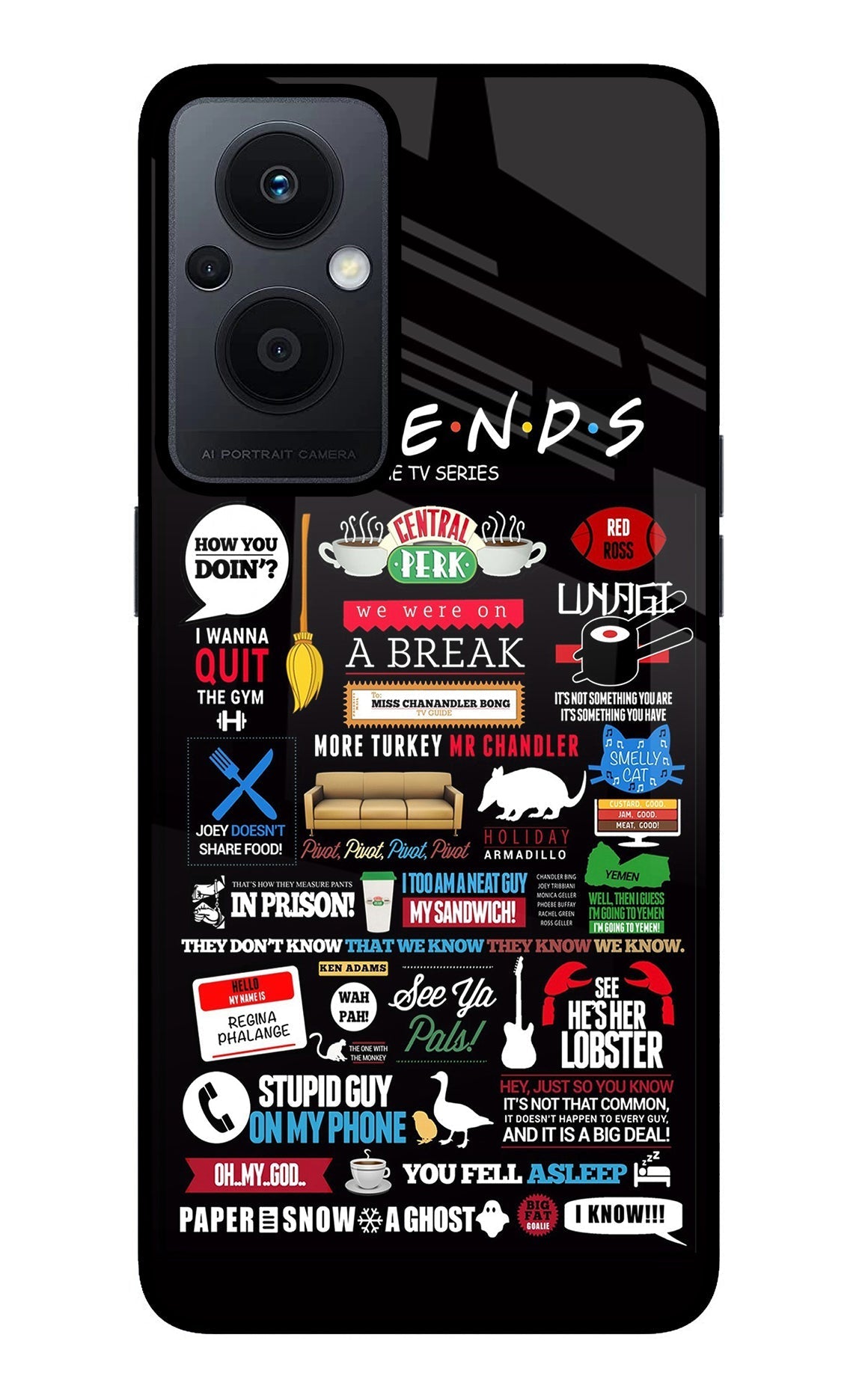 FRIENDS Case for Oppo F21 Pro 5G