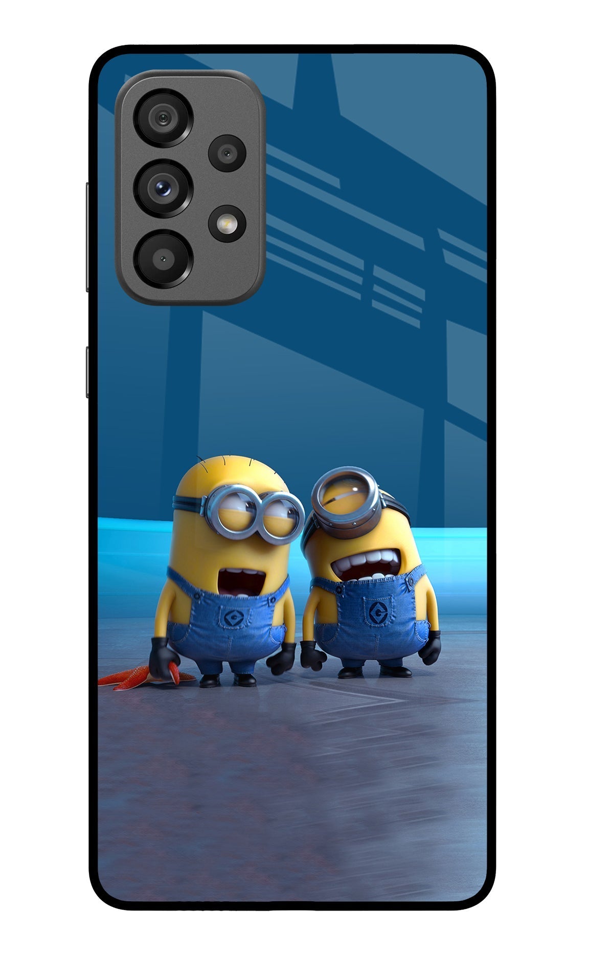 Minion Laughing Case for Samsung A73 5G