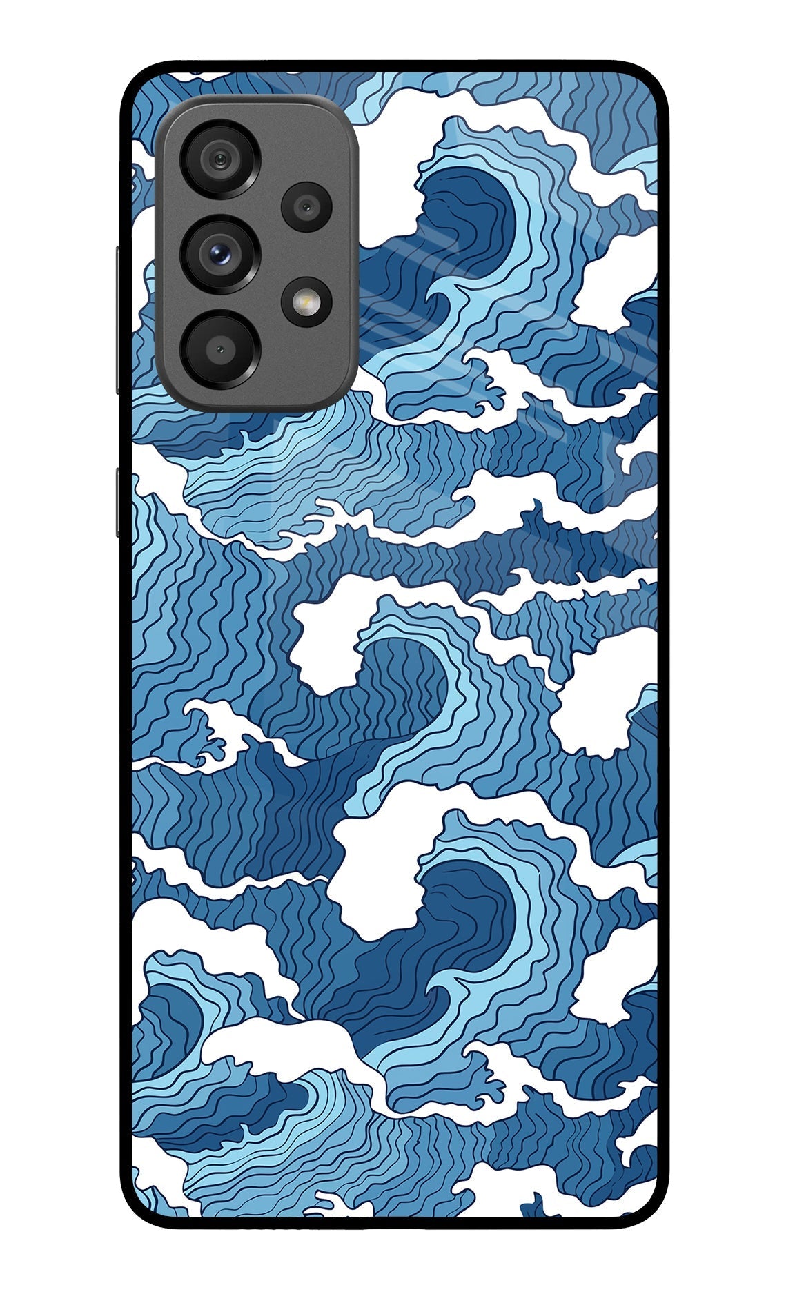 Blue Waves Case for Samsung A73 5G