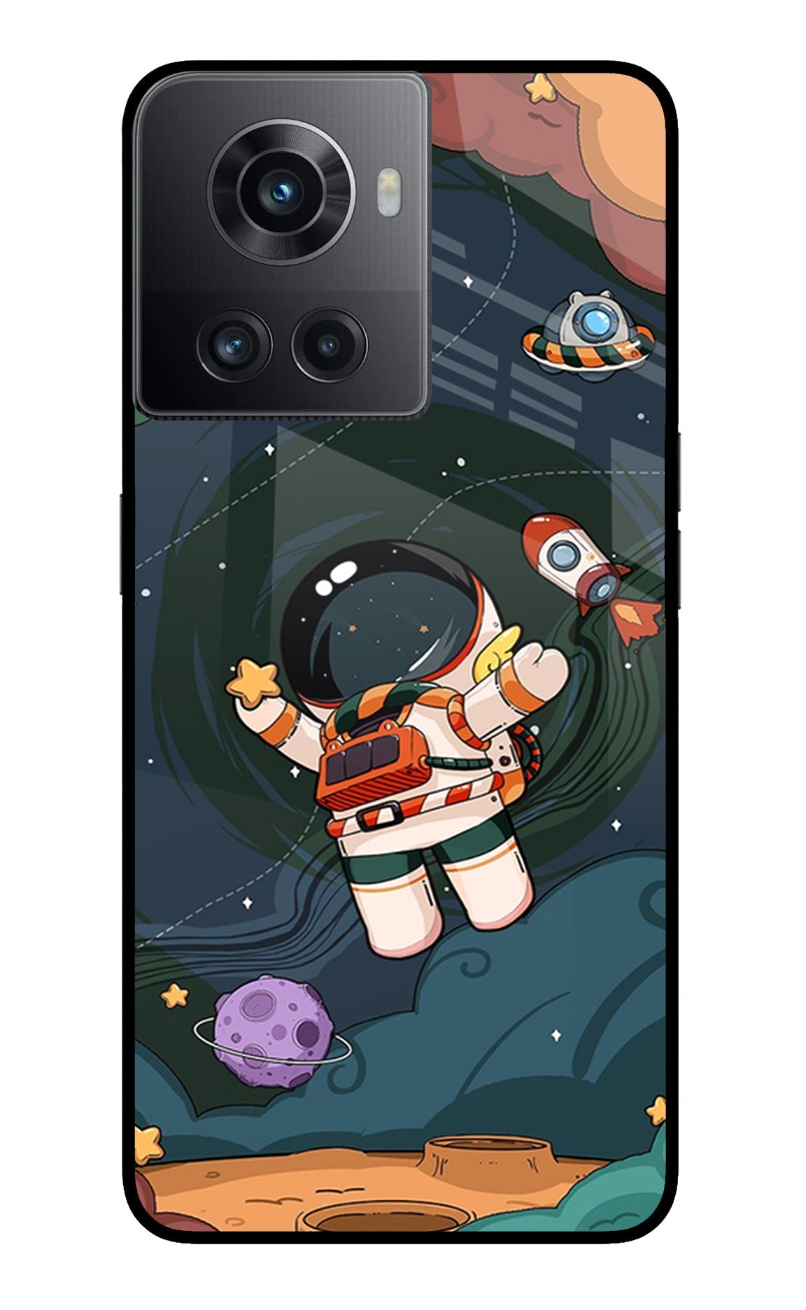 Cartoon Astronaut Case for OnePlus 10R 5G