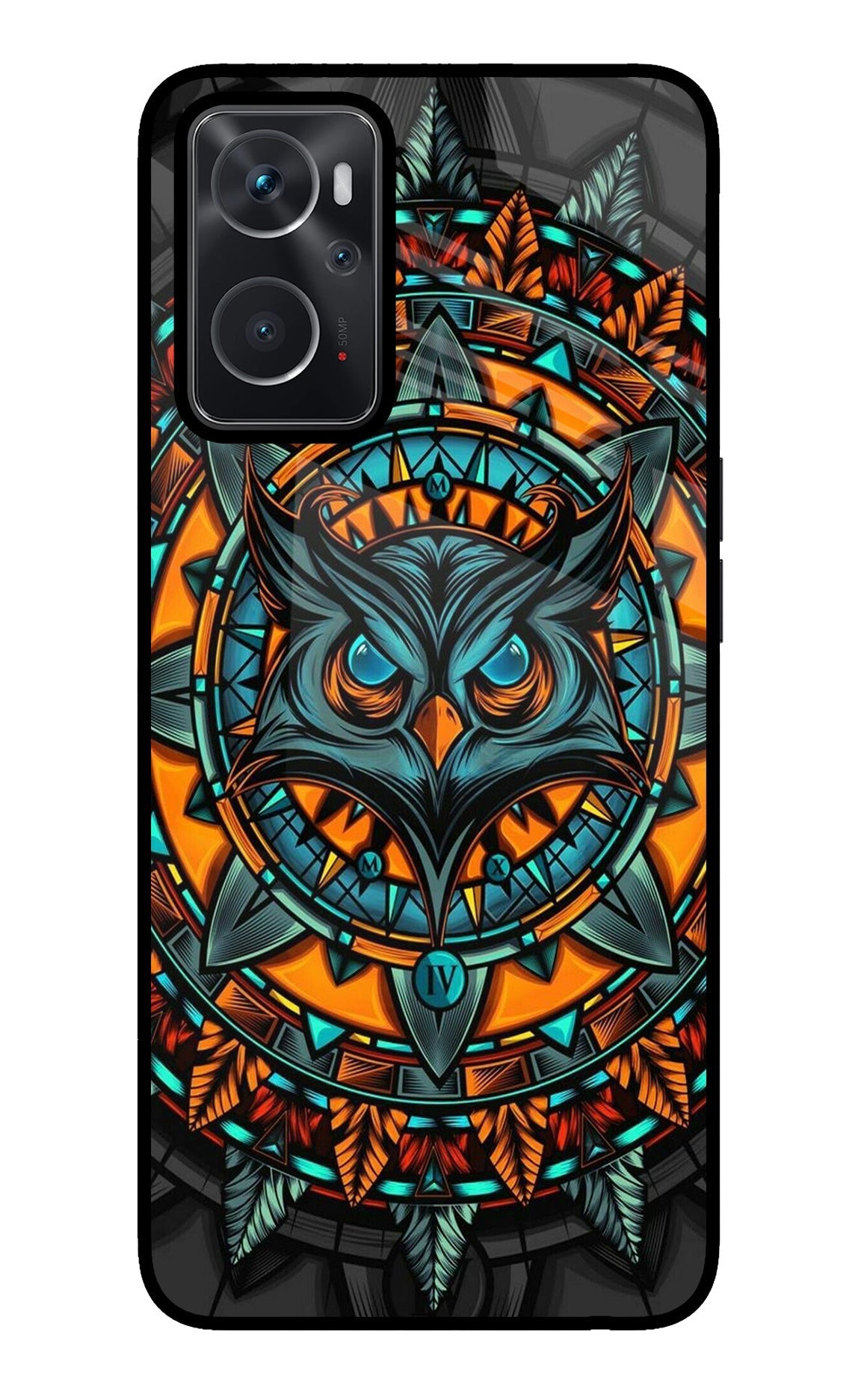 Angry Owl Art Case for Oppo K10 4G